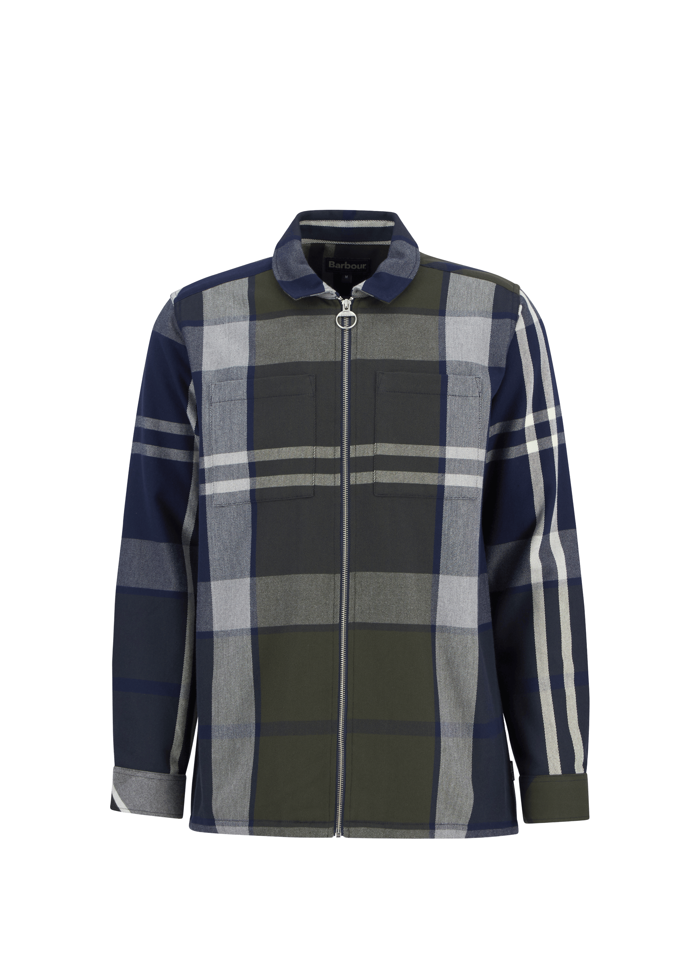 Veste légère zippée en coton BARBOUR Multicolore