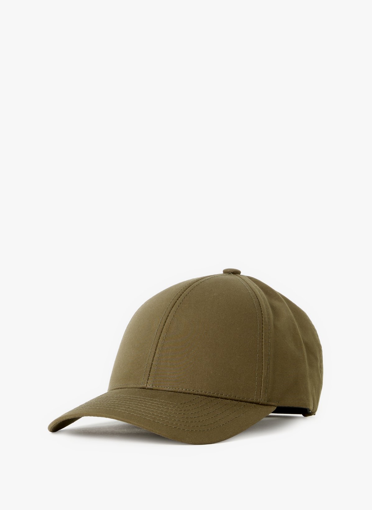 Varsity Casquette Unie En Coton Mélangé In Brown