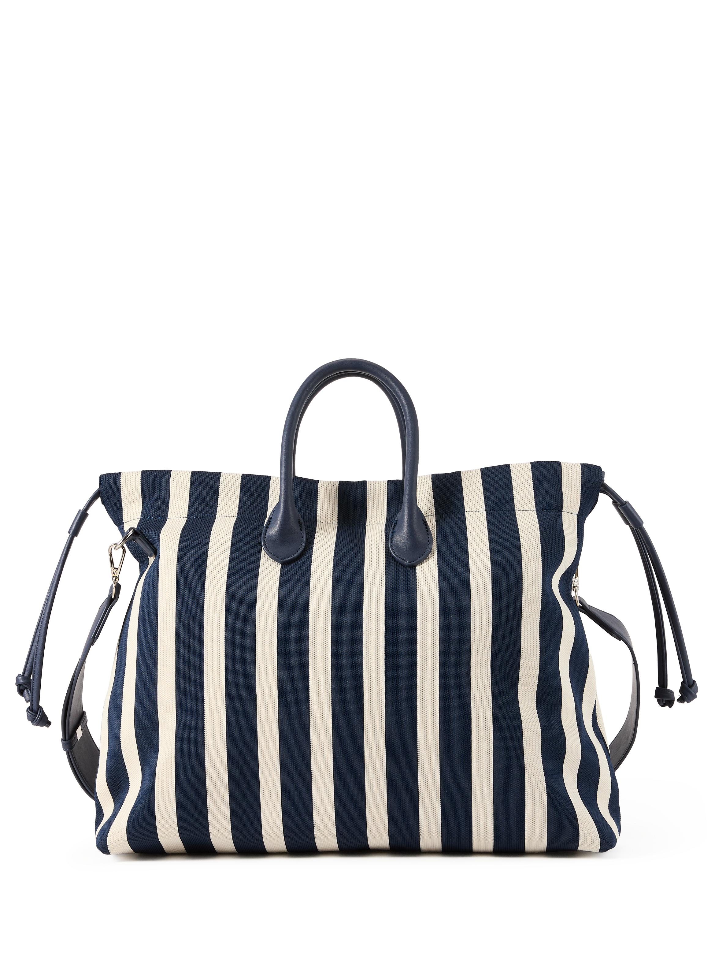 Sac cabas rayé  AU PRINTEMPS PARIS Bleu