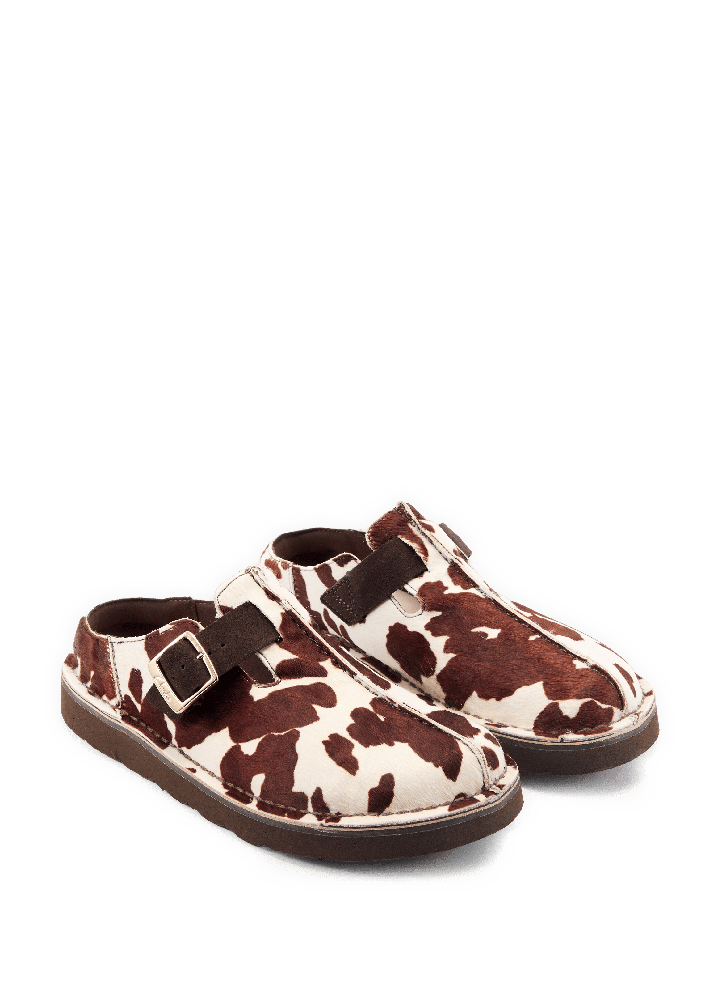 Mules imprimées Solsbury en cuir CLARKS Multicolore