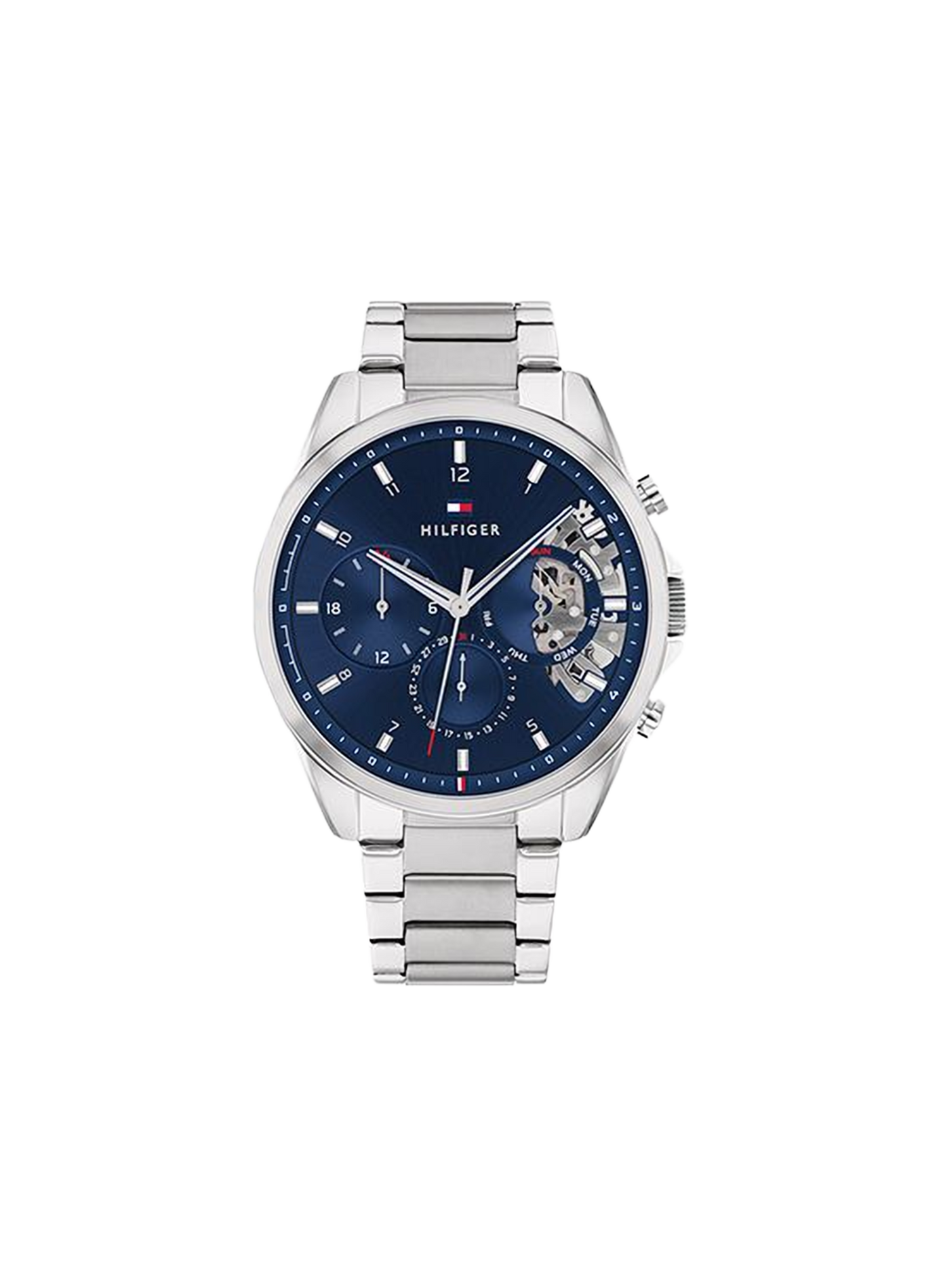 Montre quartz Baker en acier inoxydable TOMMY HILFIGER MONTRES Argent