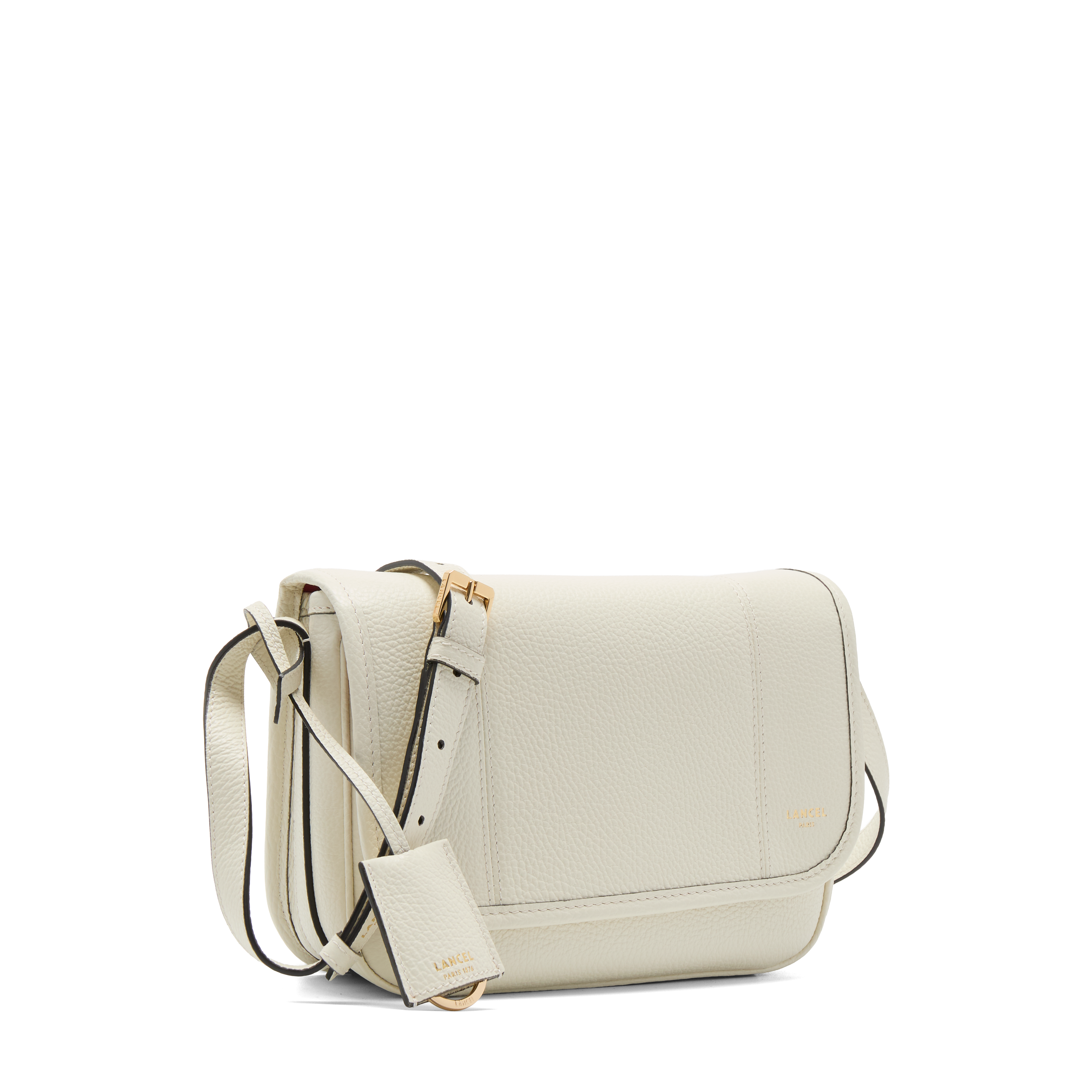 Sac rabat m victoire de lancel en cuir LANCEL Blanc