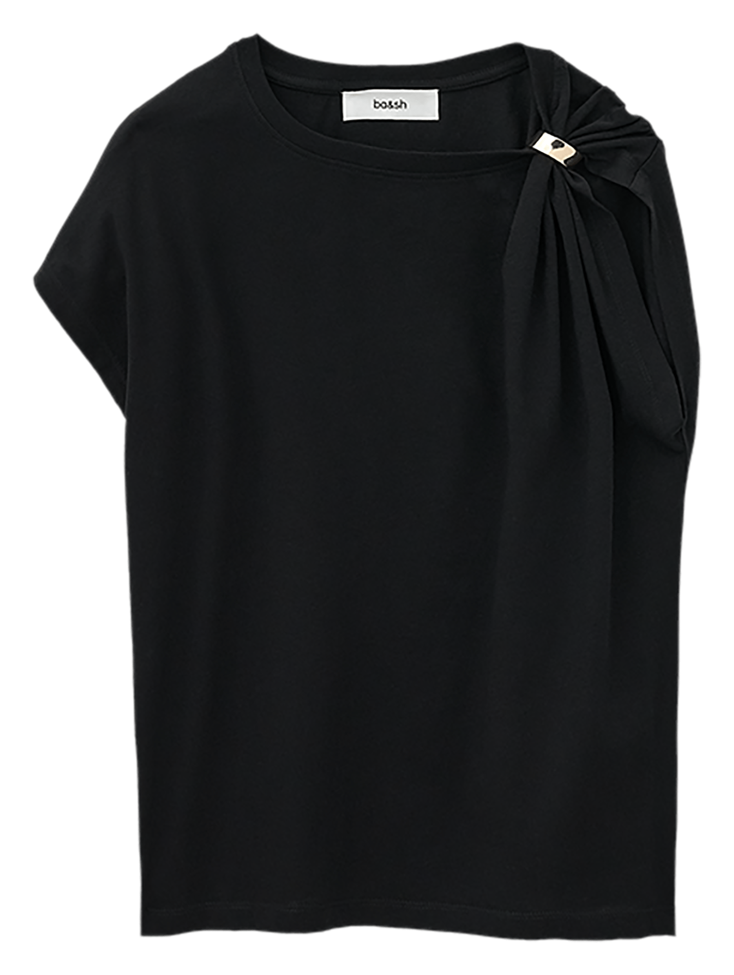 Tee-shirt col rond allia BA&SH Noir