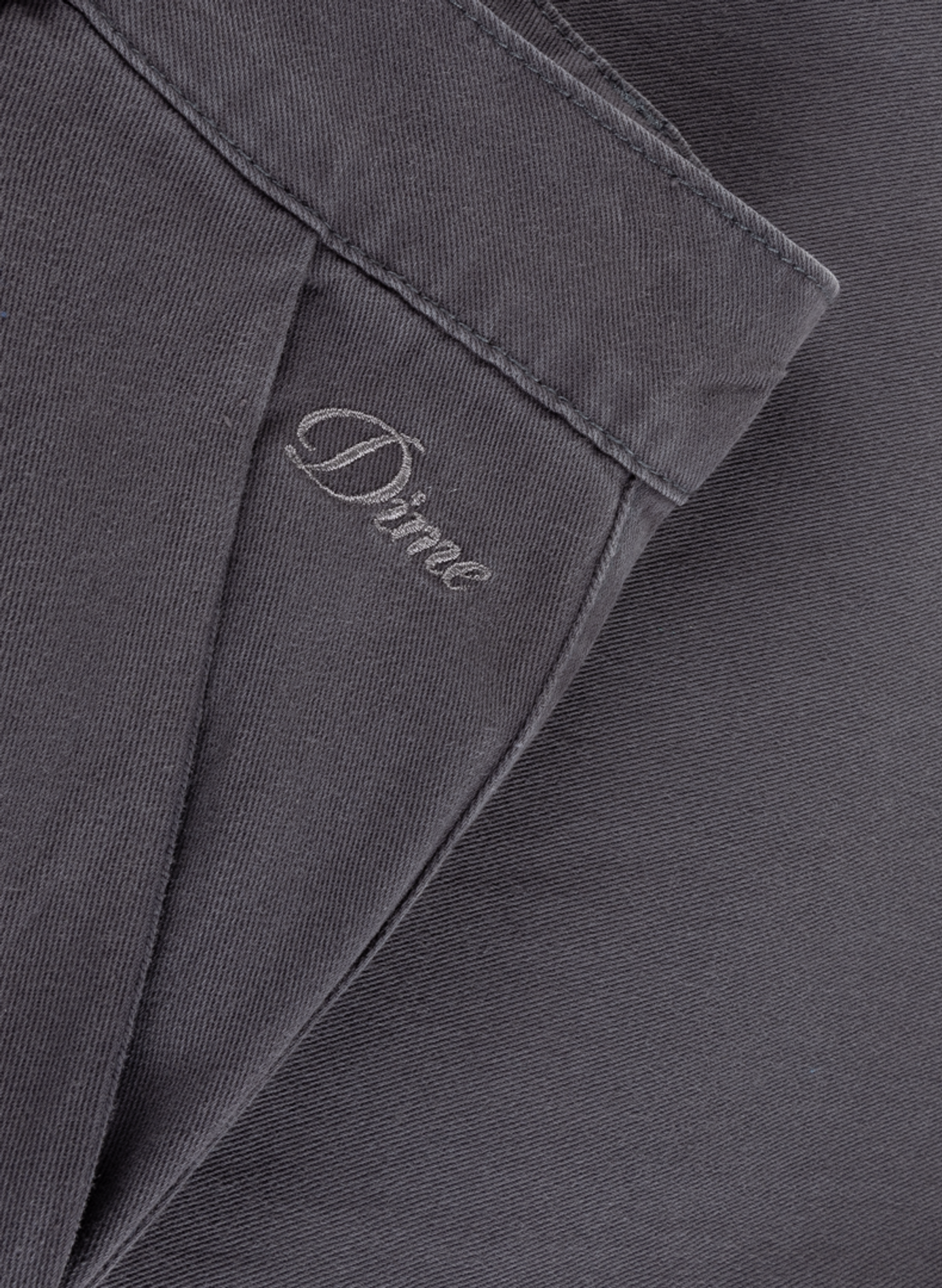 Pantalon baggy chino à plis DIME Grey