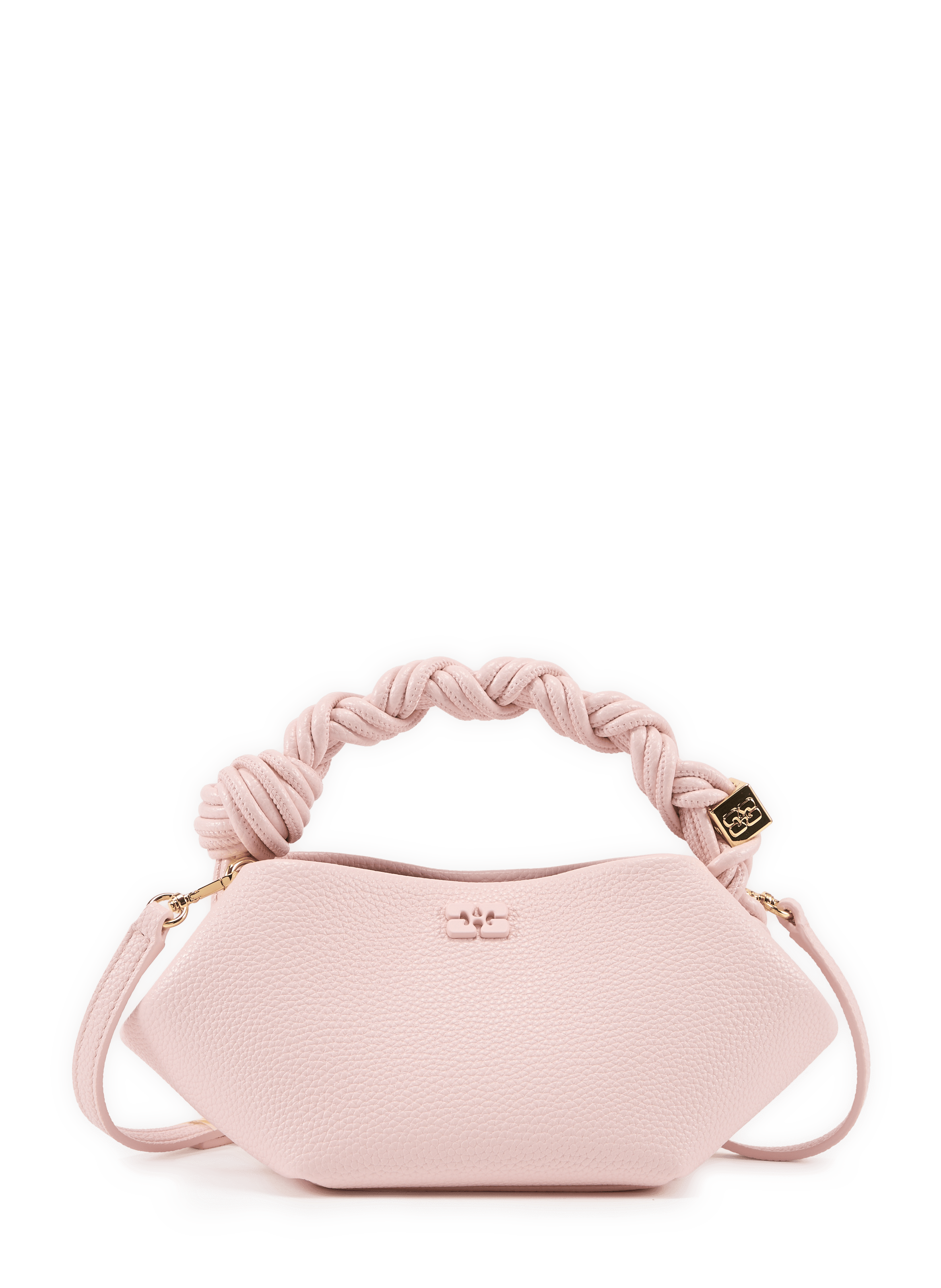 Sac à main Bou Mini à texture grainée GANNI Rose