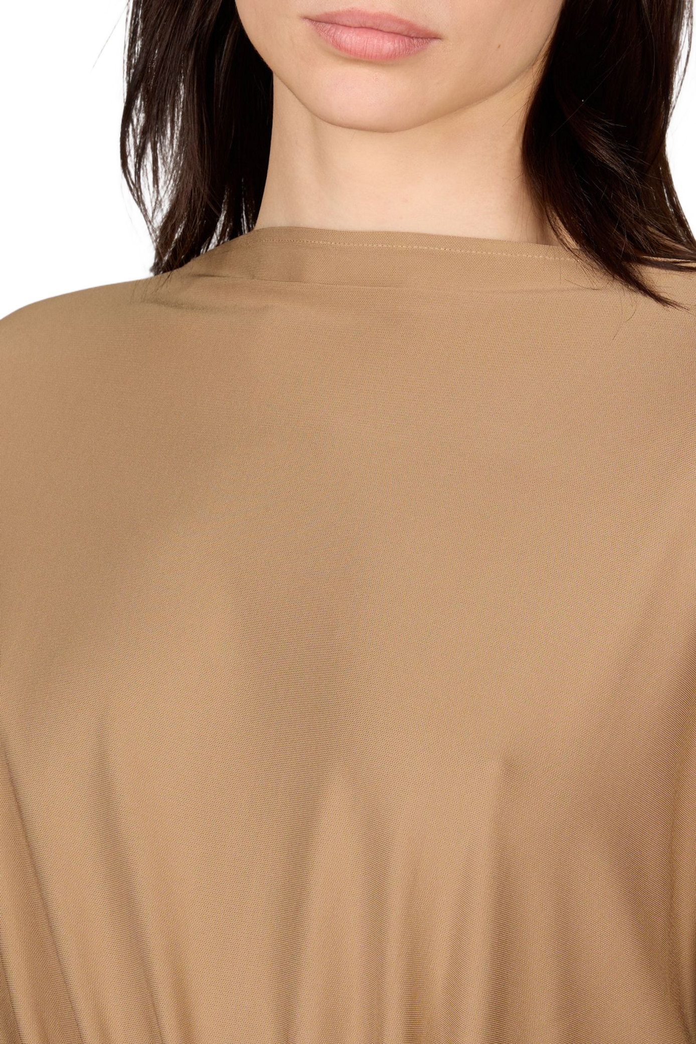 Robe manches longues à col bateau TOTEME Marron