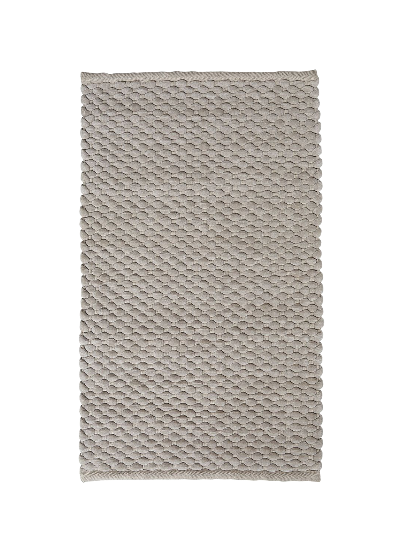 Tapis de bain Maks en coton mélangé AQUANOVA Gris