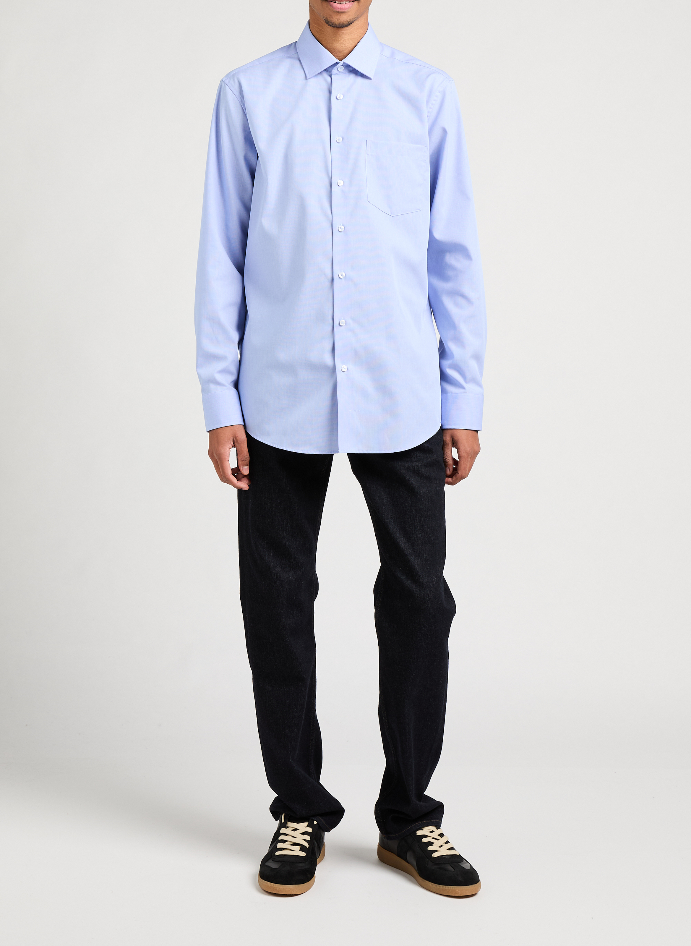 Straight cotton Shirt SEIDENSTICKER Blue