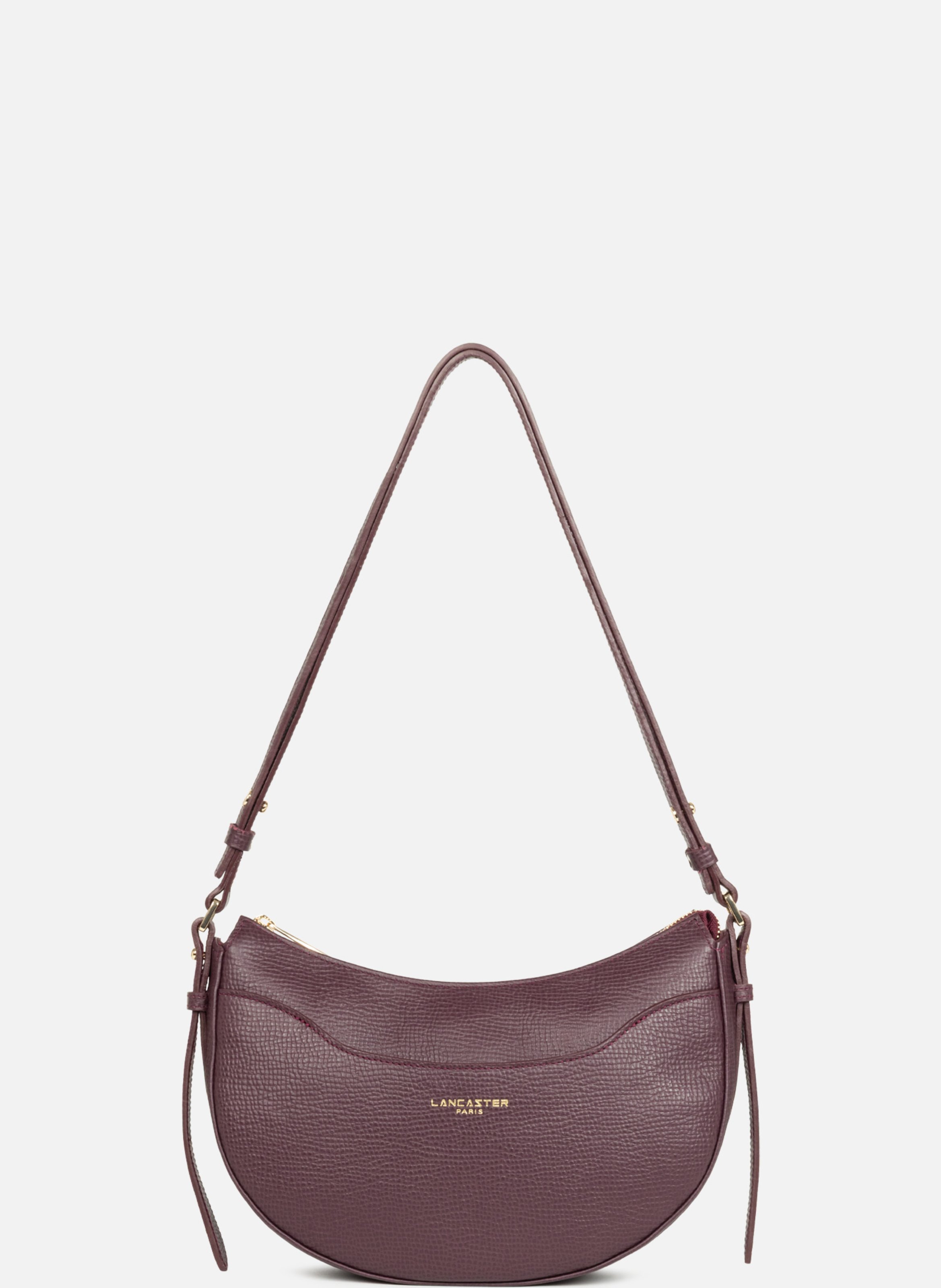 Sac demi lune - even LANCASTER Rouge