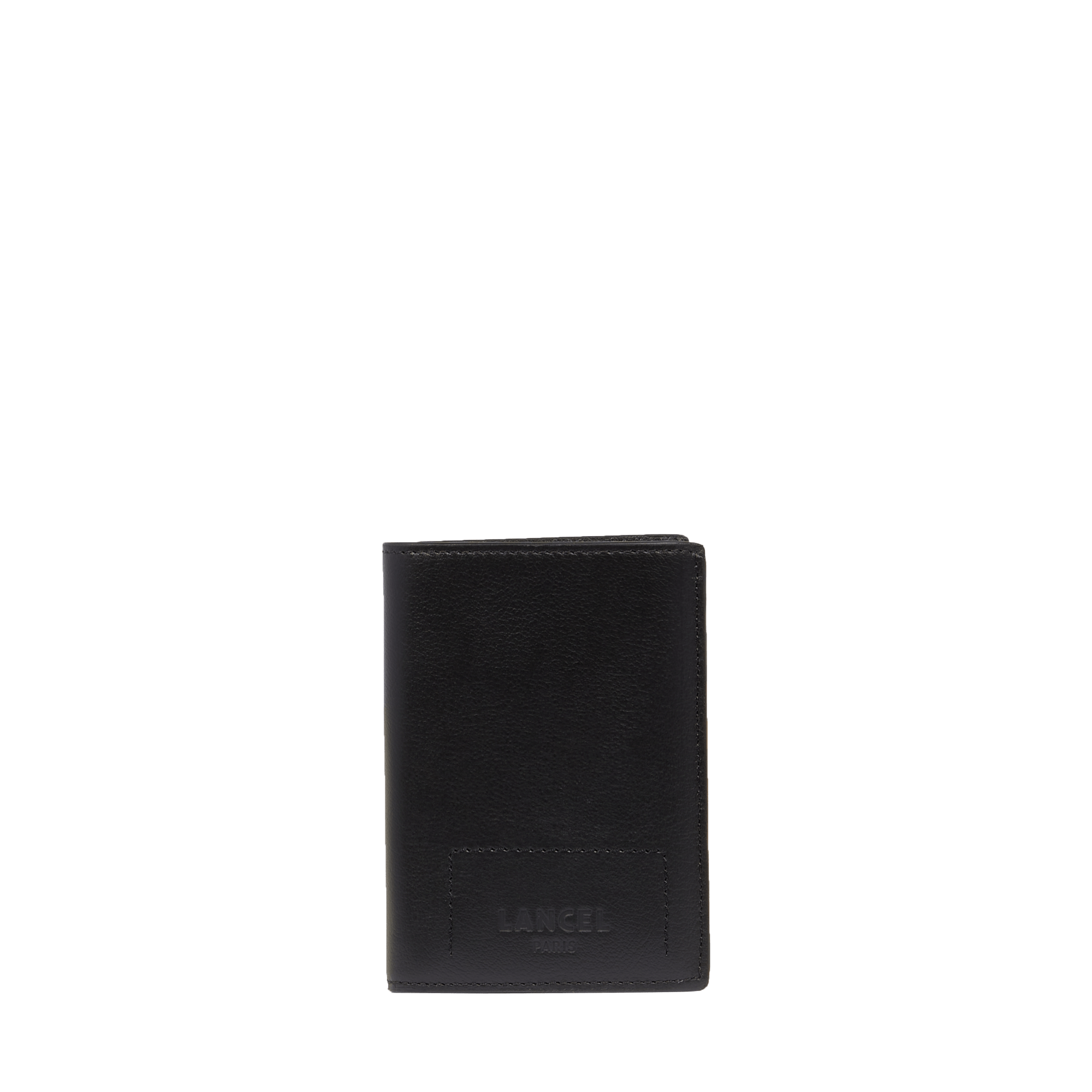 Portefeuille européen max de lancel noir en cuir de vachette LANCEL Noir