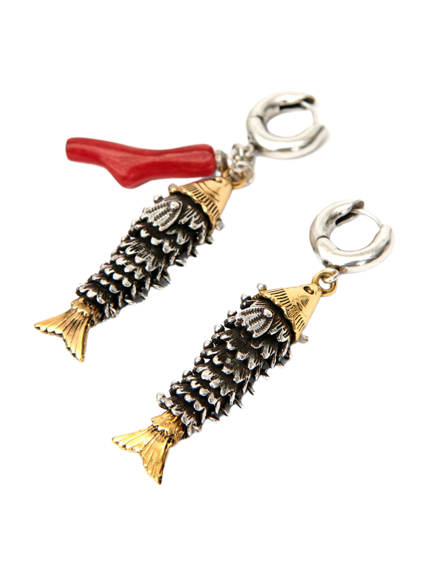 Boucles d’oreilles pendantes New River ISABEL MARANT Argent