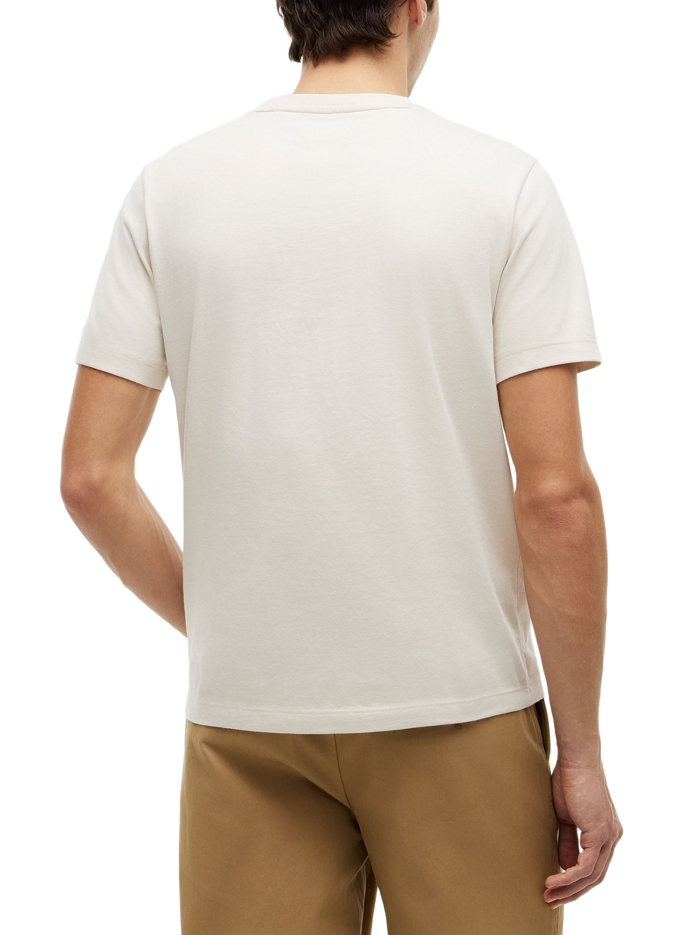 Classic Cotton T-Shirt TOMMY HILFIGER Beige