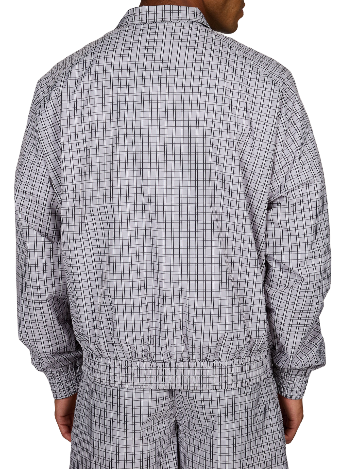 Technical checkered jacket JACKER. Grey