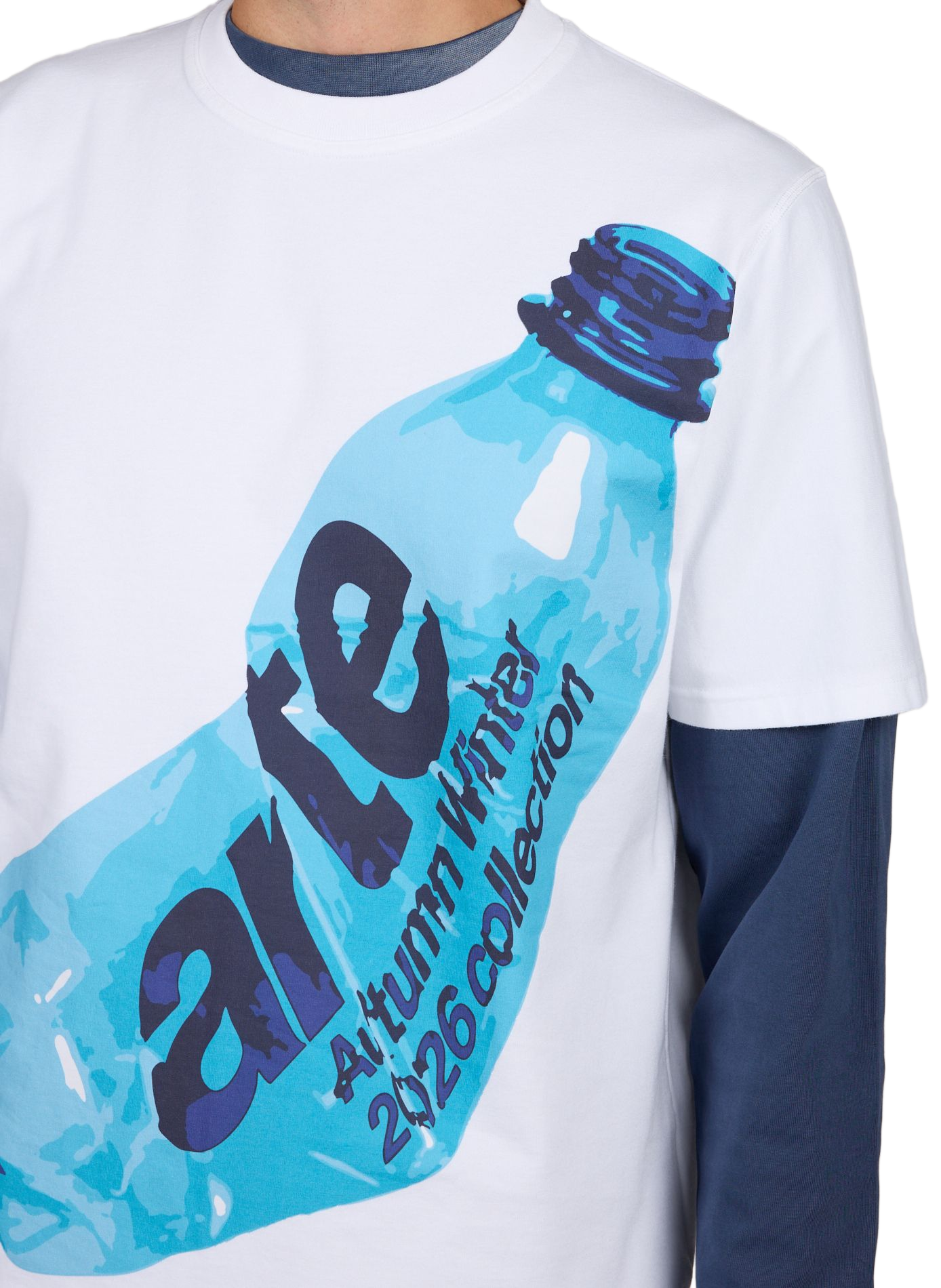 Short-sleeved printed cotton t-shirt ARTE ANTWERP White