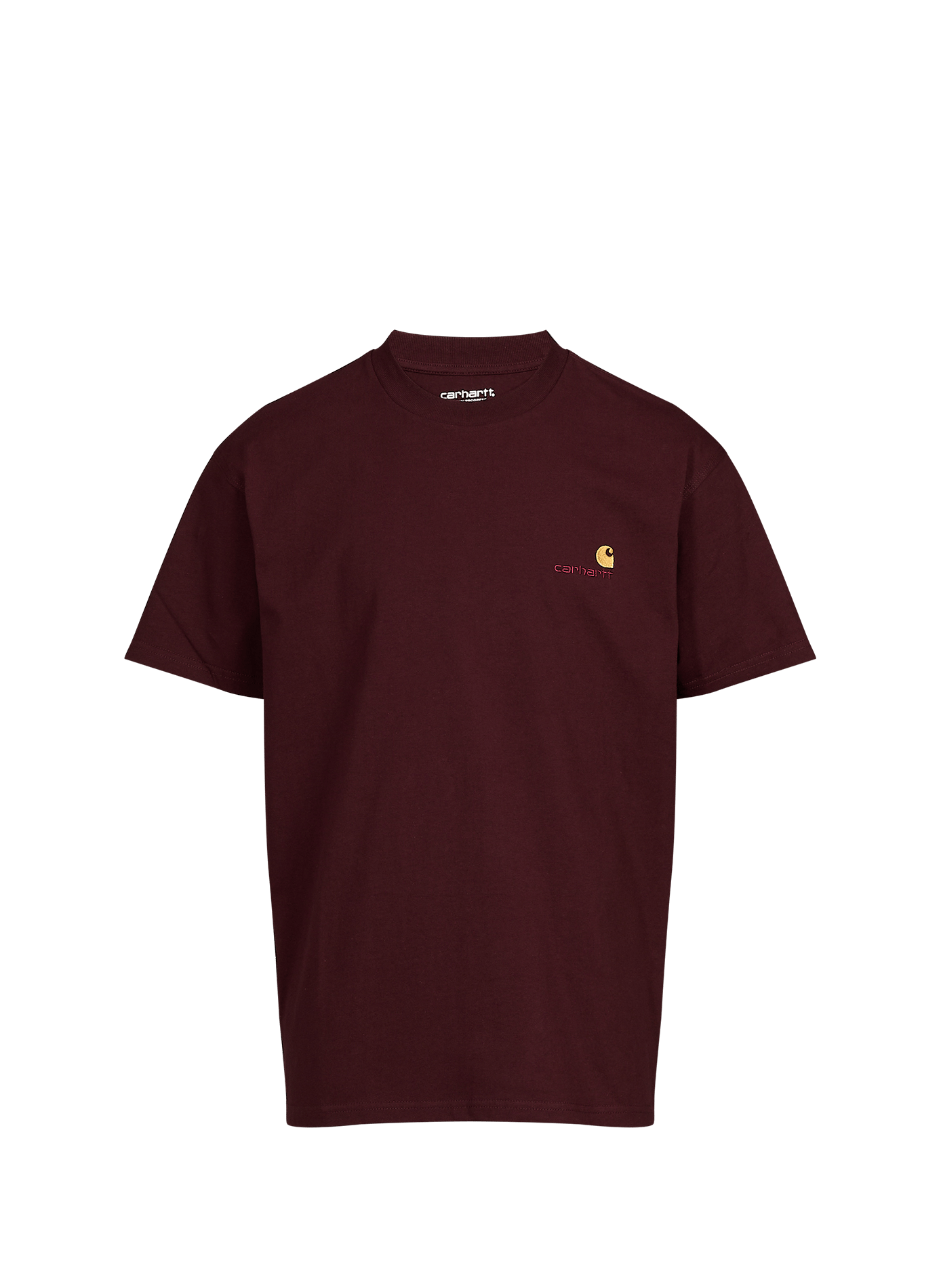 T-shirt American Script en coton organique CARHARTT WIP Rouge