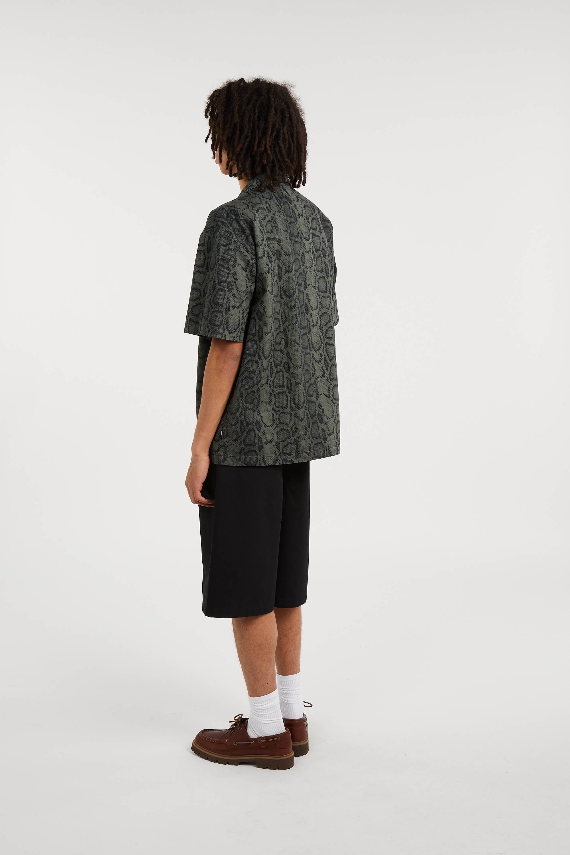 Chemise s/s snake camo shirt CARHARTT WIP Kaki