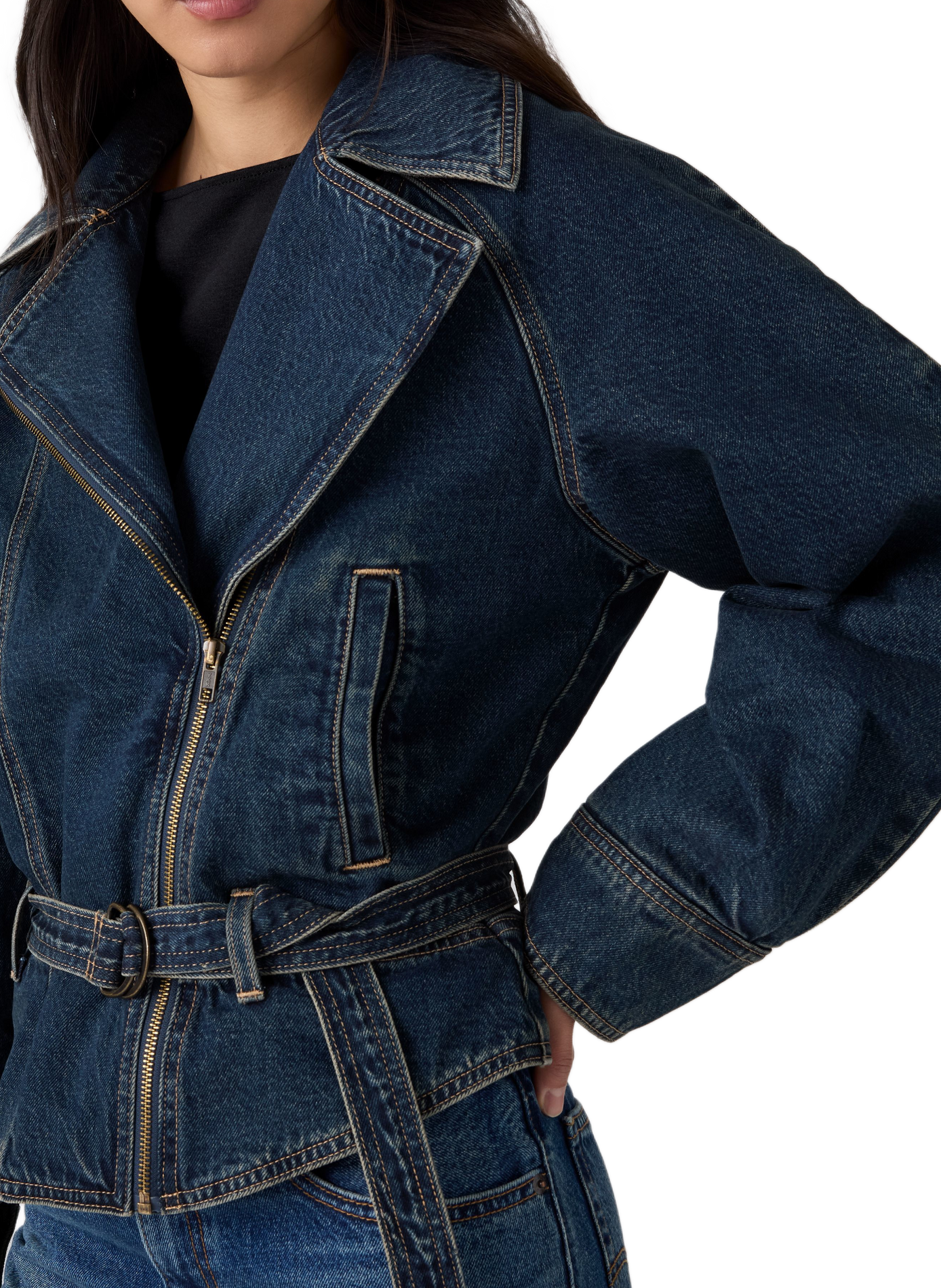 Jeansblazer aus Baumwoll-Denim LEVI'S Blau