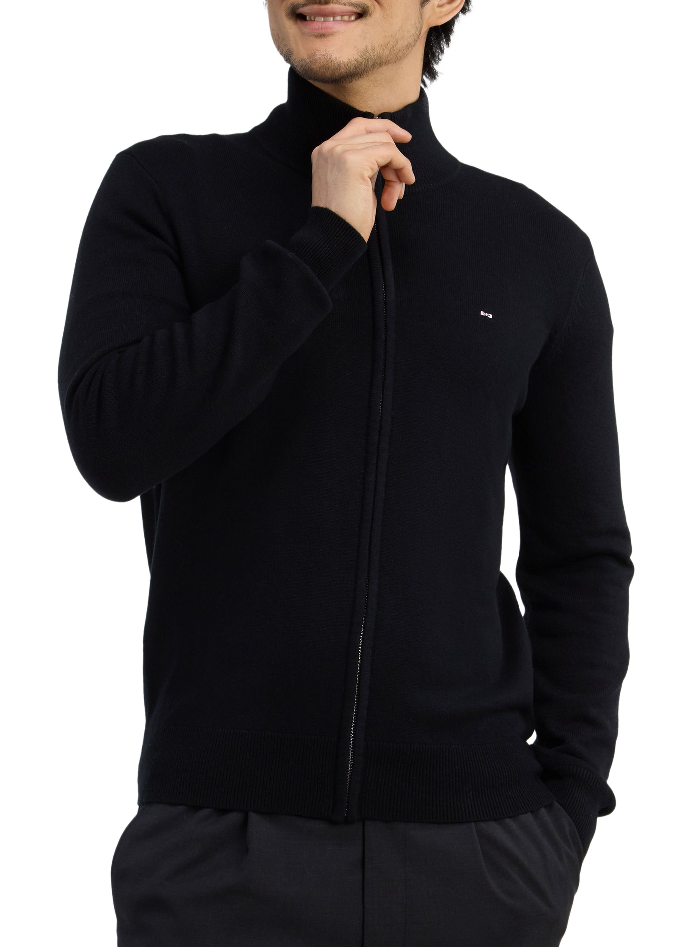 Gilet col montant  | Zwart EDEN PARK Heren