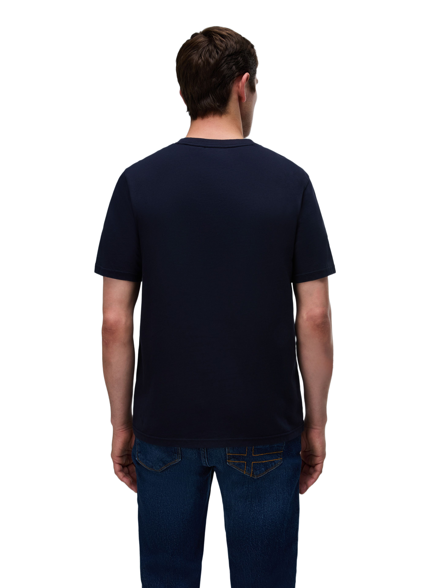 Round-neck cotton T-shirt NAPAPIJRI Blue