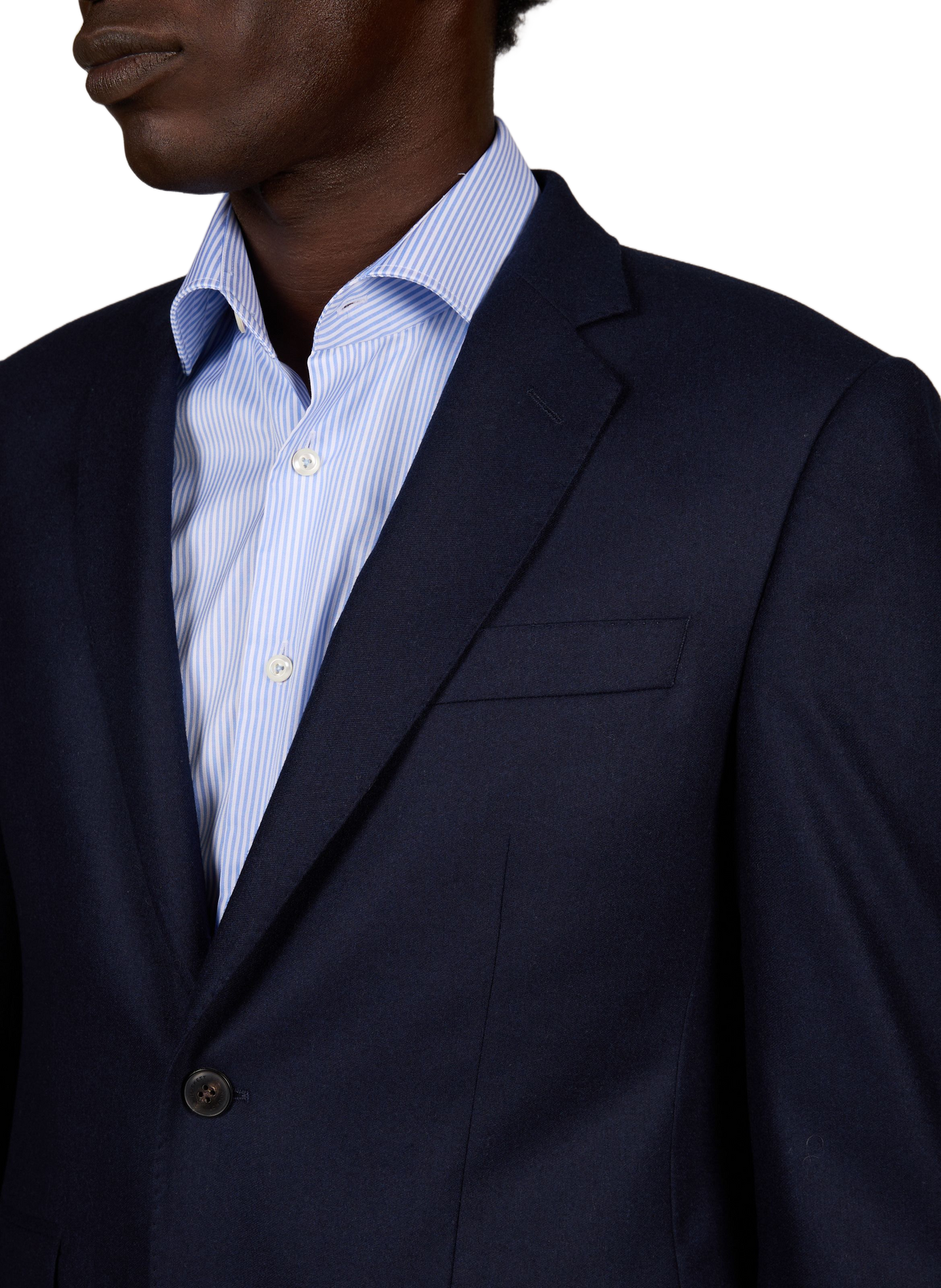 Blazer cintré en laine HACKETT Bleu