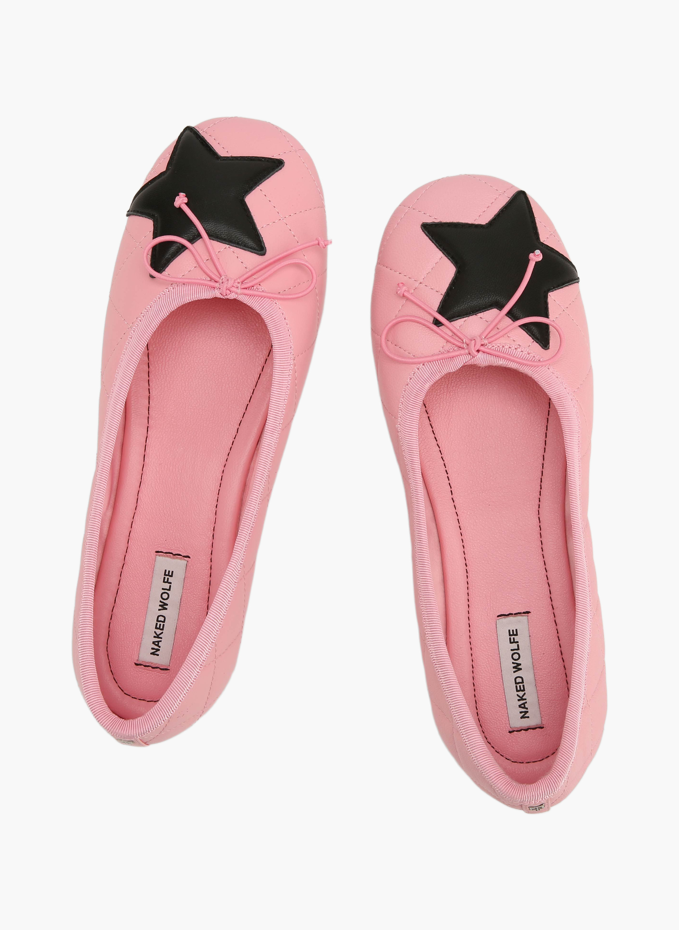 Bedford ballerina’s van leer NAKED WOLFE Roze