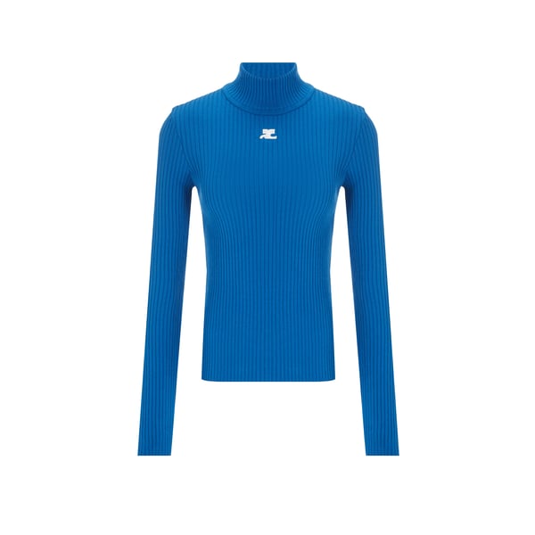 Pull col roulé Réédition en maille