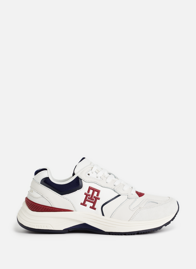 Modern mixed leather sneakers TOMMY HILFIGER