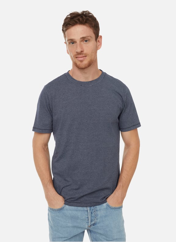 T-shirt Aymeric rayé en coton Bleu by A.P.C. A.P.C. T-shirt Aymeric rayé en coton Bleu