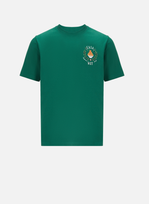T-shirt imprimé en coton  GreenCASABLANCA PARIS 