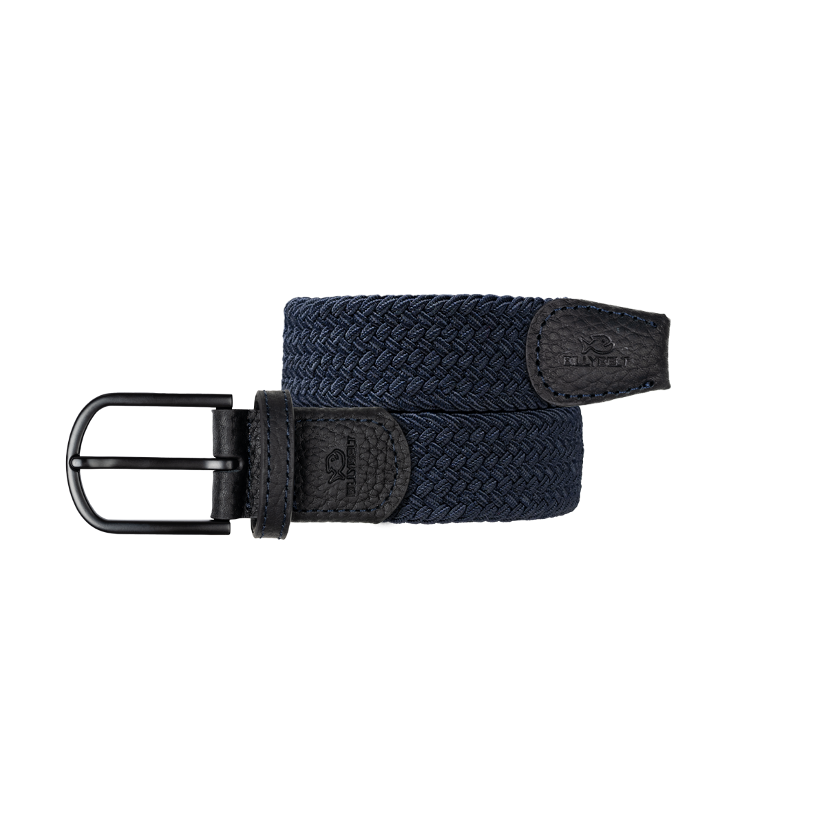 Ceinture tressée élastique unie BILLYBELT Bleu