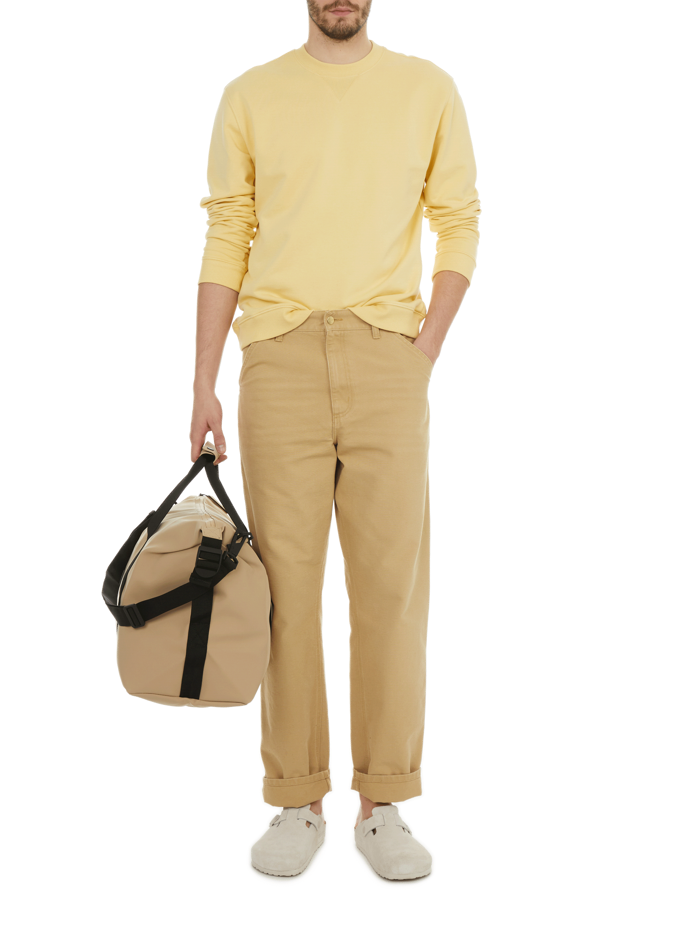 Sweatshirt en coton organique  Moll AU PRINTEMPS PARIS Jaune