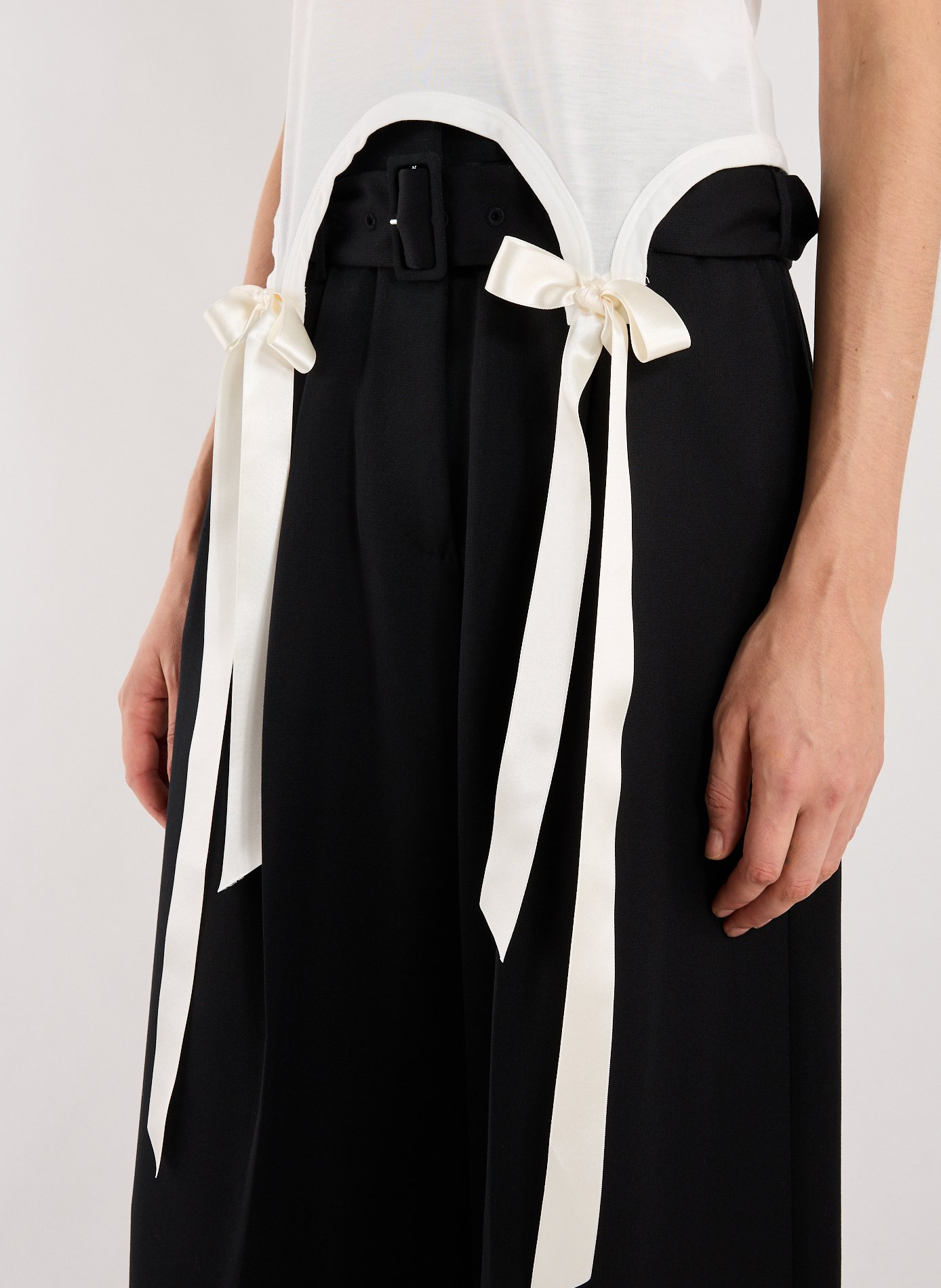 Top with ribbons SIMONE ROCHA White