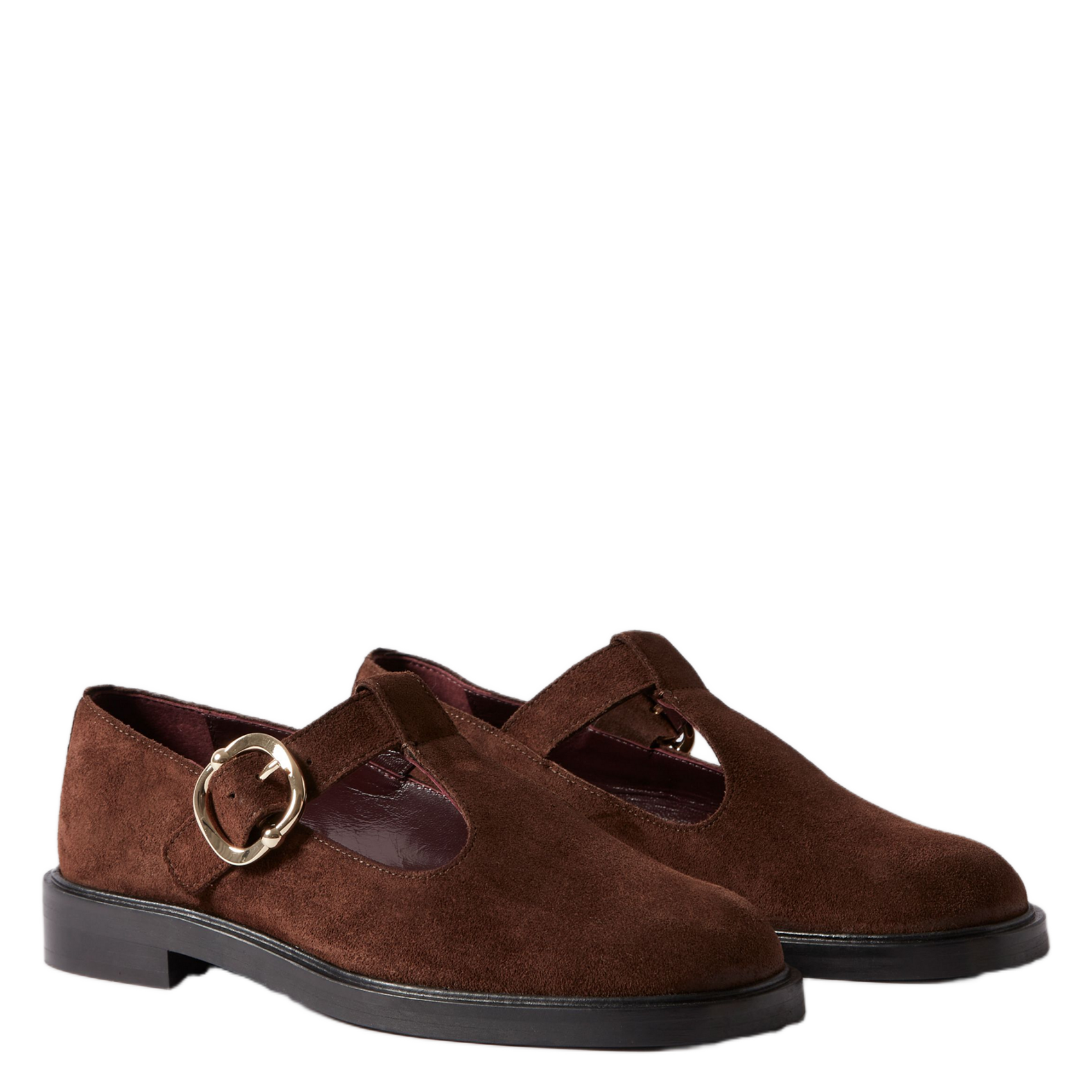 Babies en cuir suède CLAUDIE PIERLOT Marron