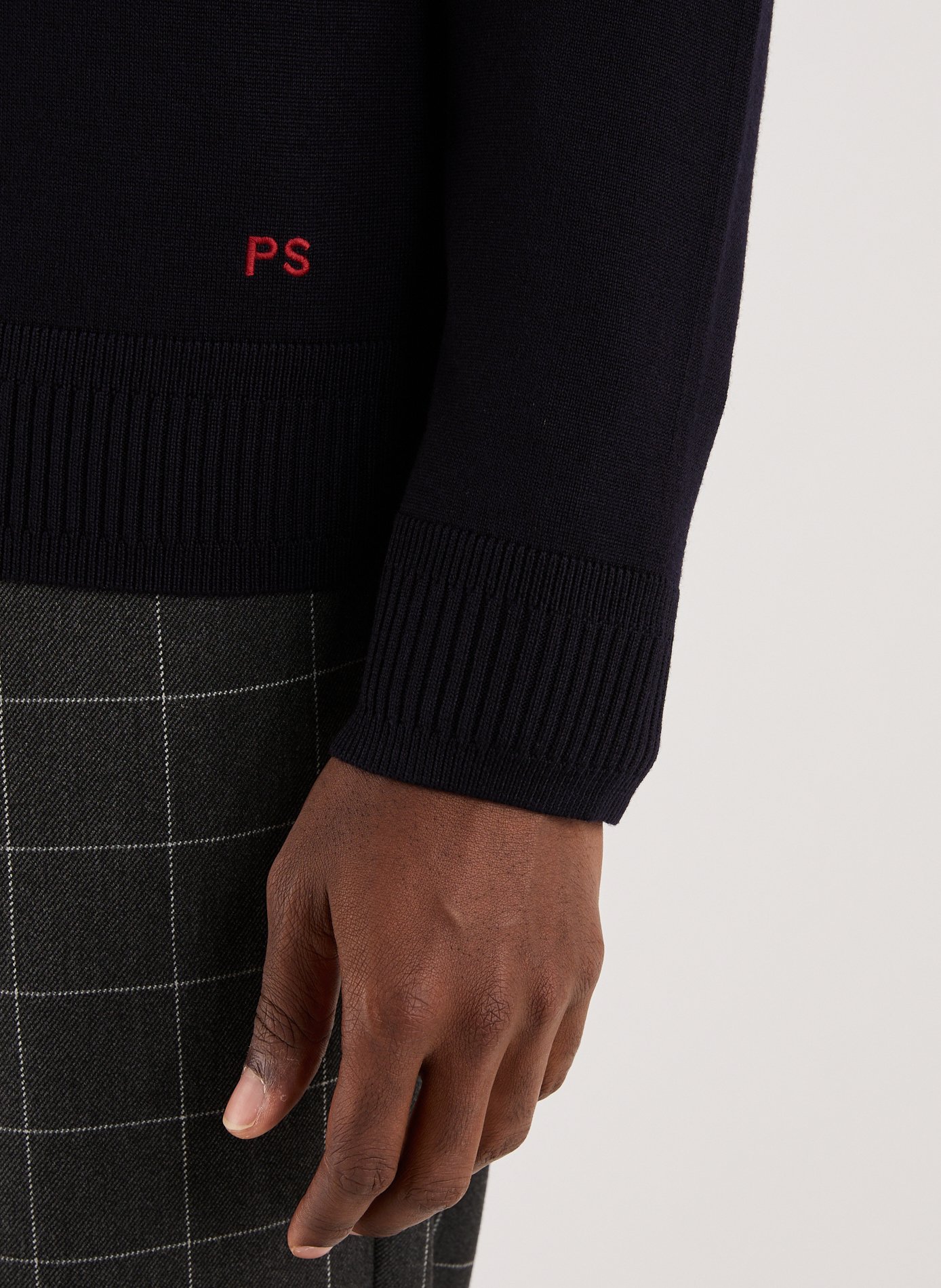 Merino wool high-neck sweater PAUL SMITH Blue