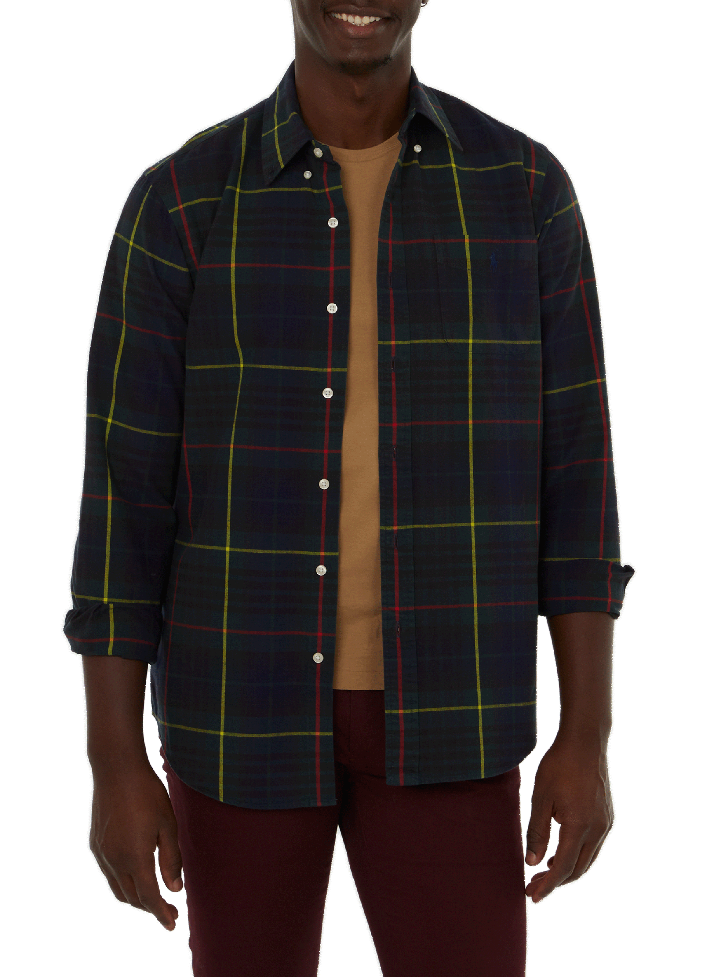 POLO RALPH LAUREN Chemise à carreaux en coton  Multicolore