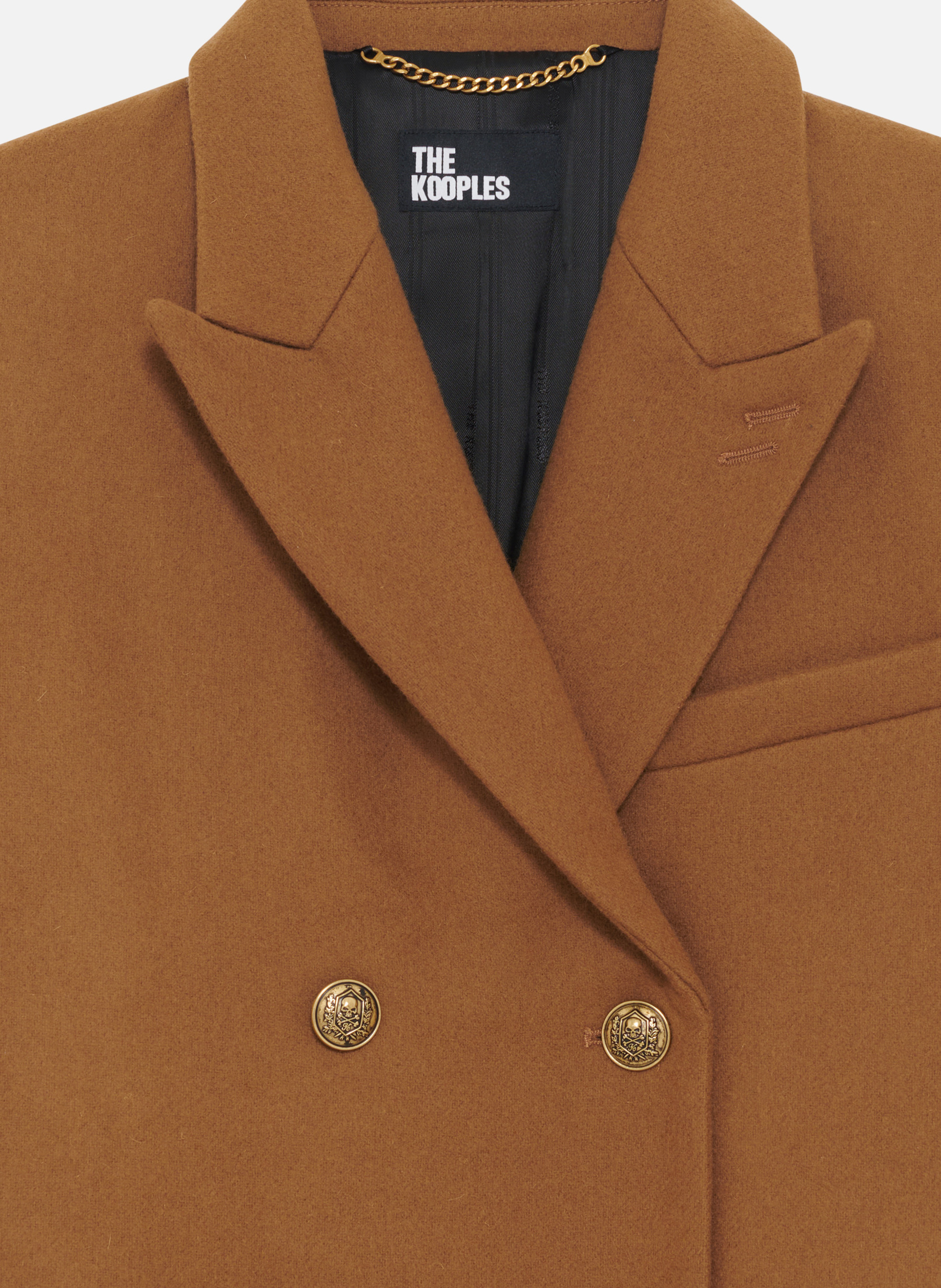 Manteau long THE KOOPLES Marron