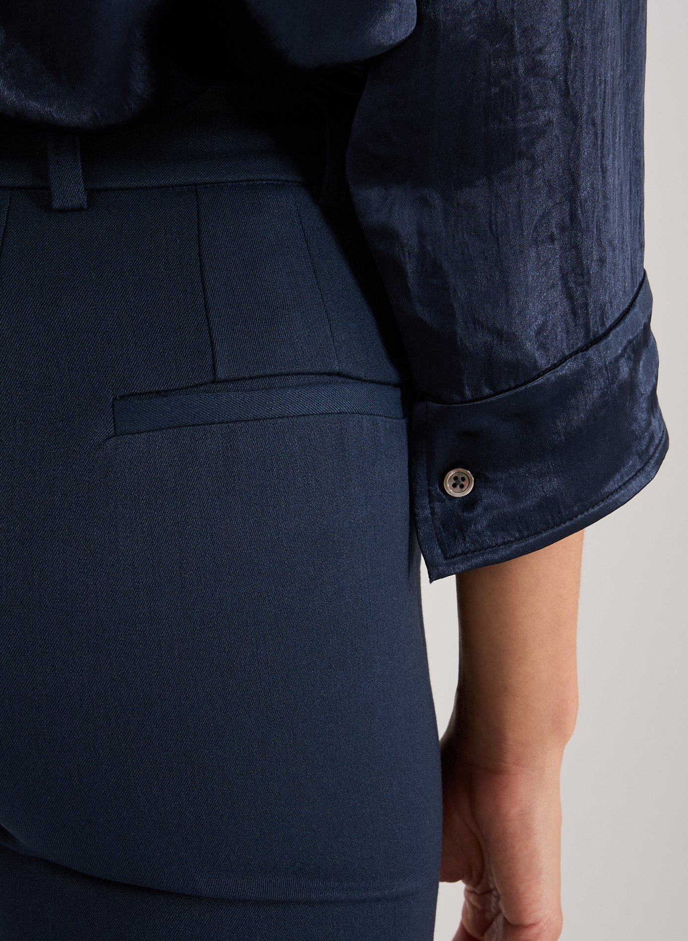 Pantalon flare  TOPSHOP Bleu