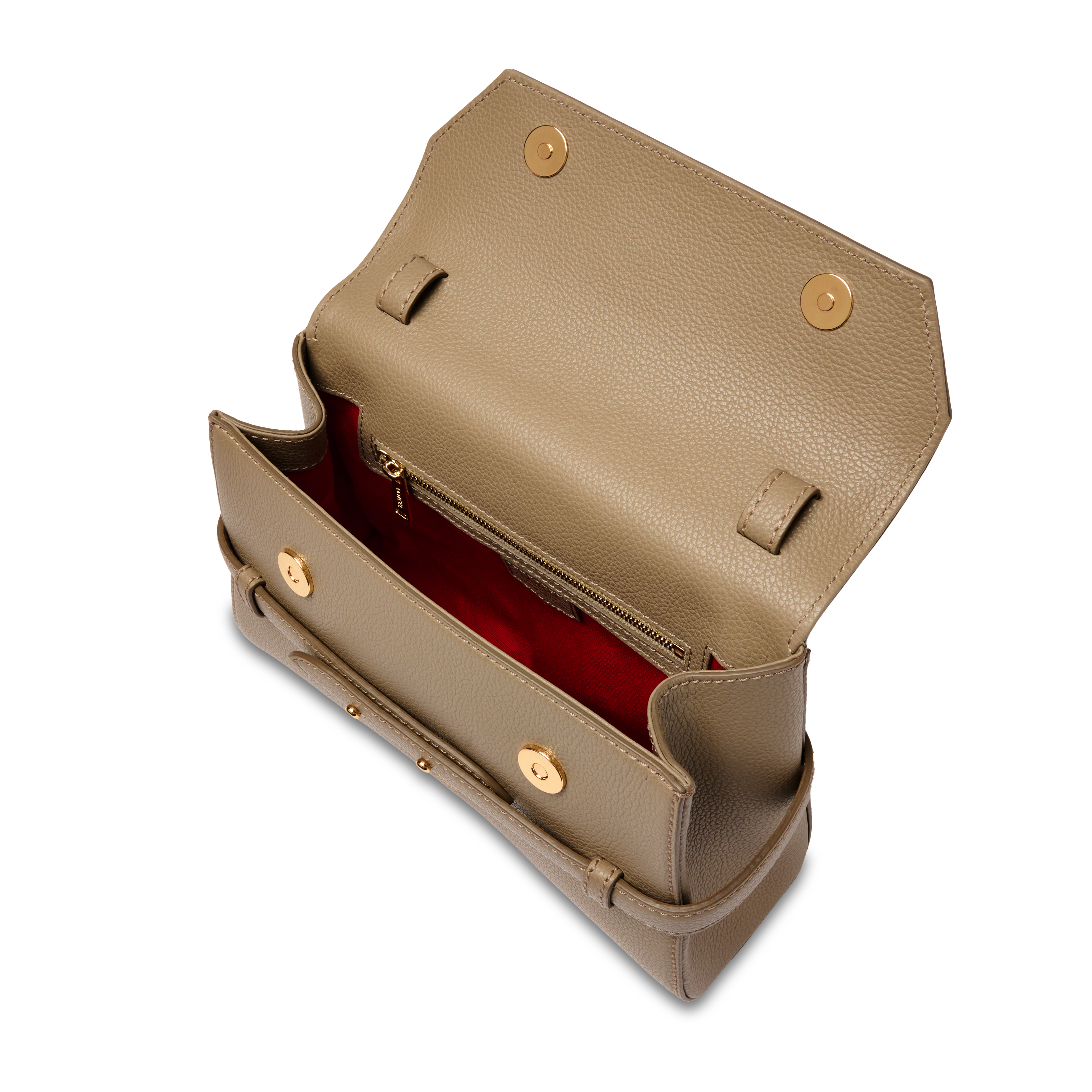 Sac porté main faubourg de lancel en cuir LANCEL Beige