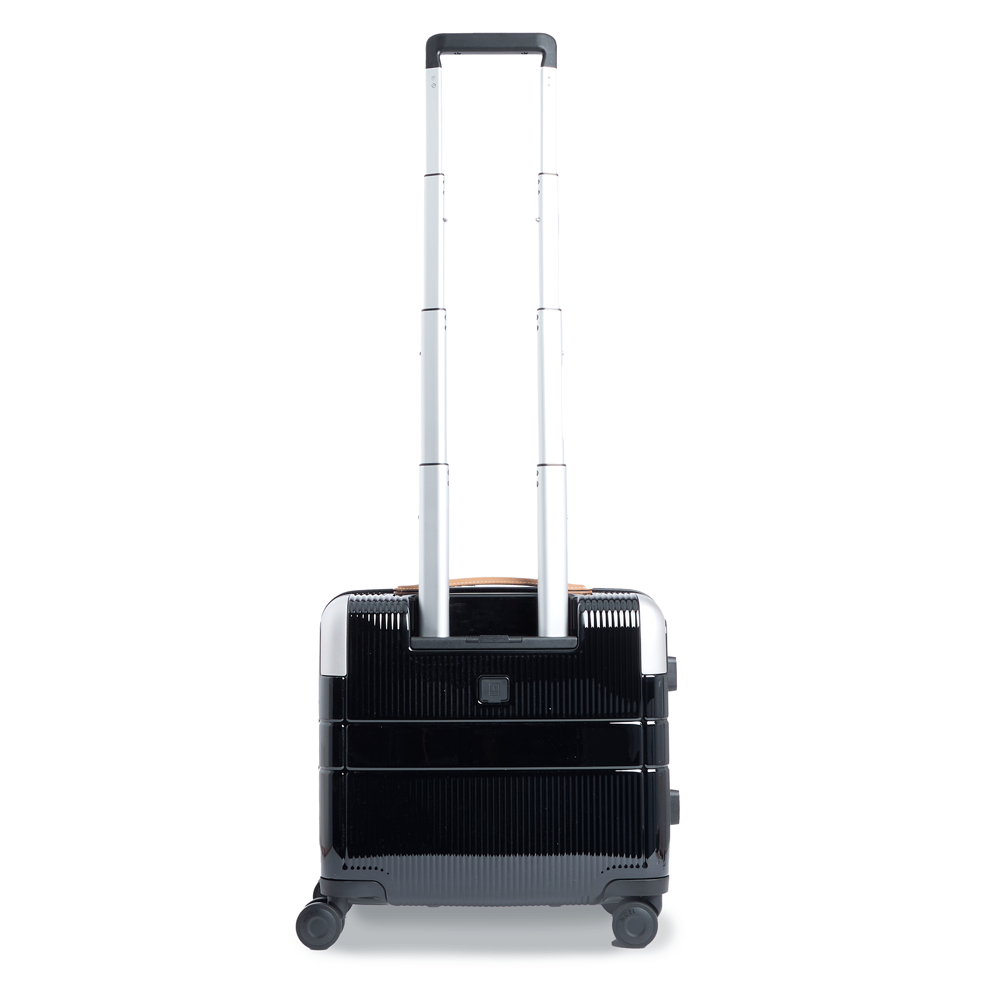 Vanity case zippé empreinte de lancel en polycarbonate et cuir LANCEL Noir