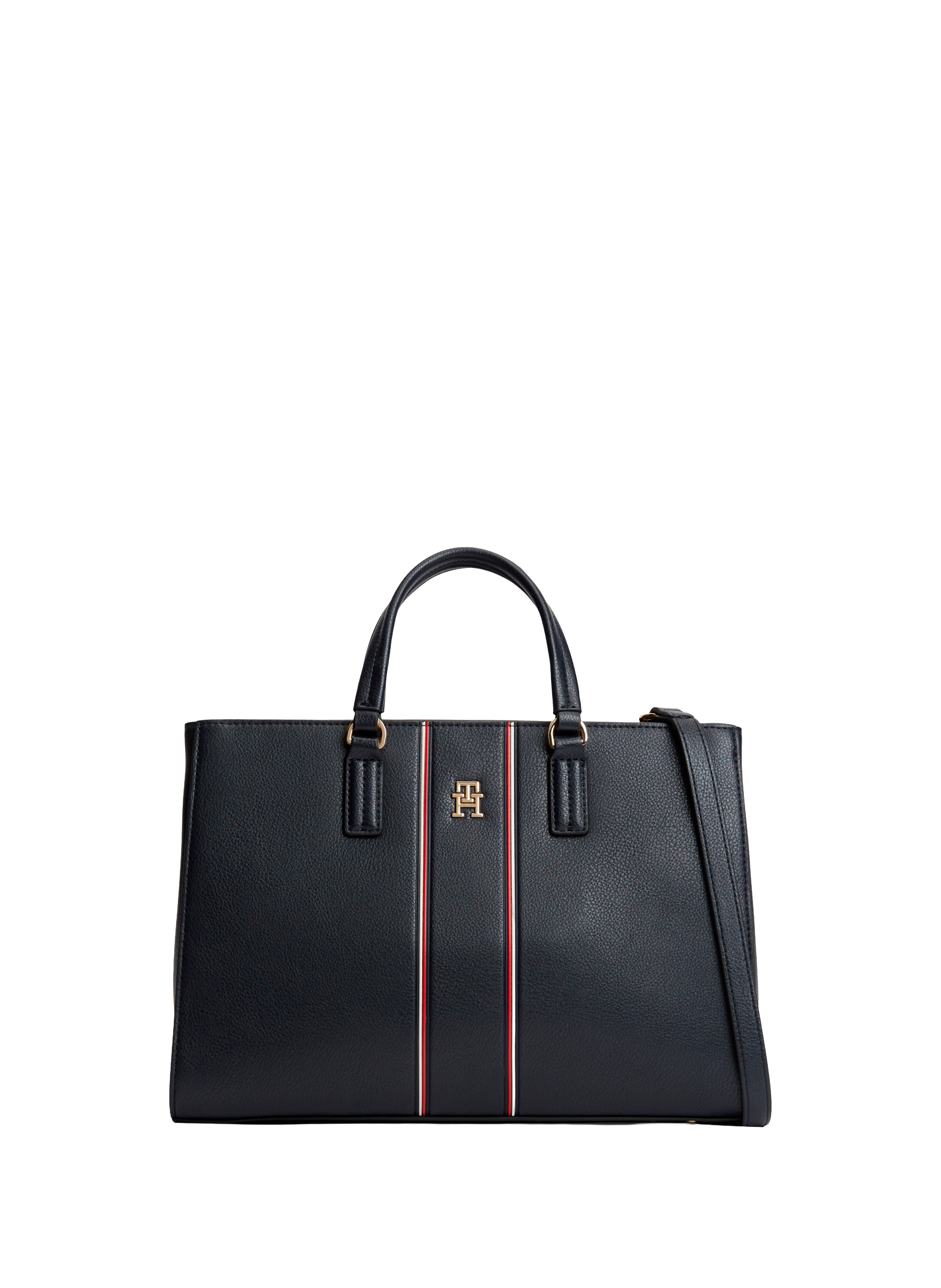 Sac à main rayé TOMMY HILFIGER Bleu