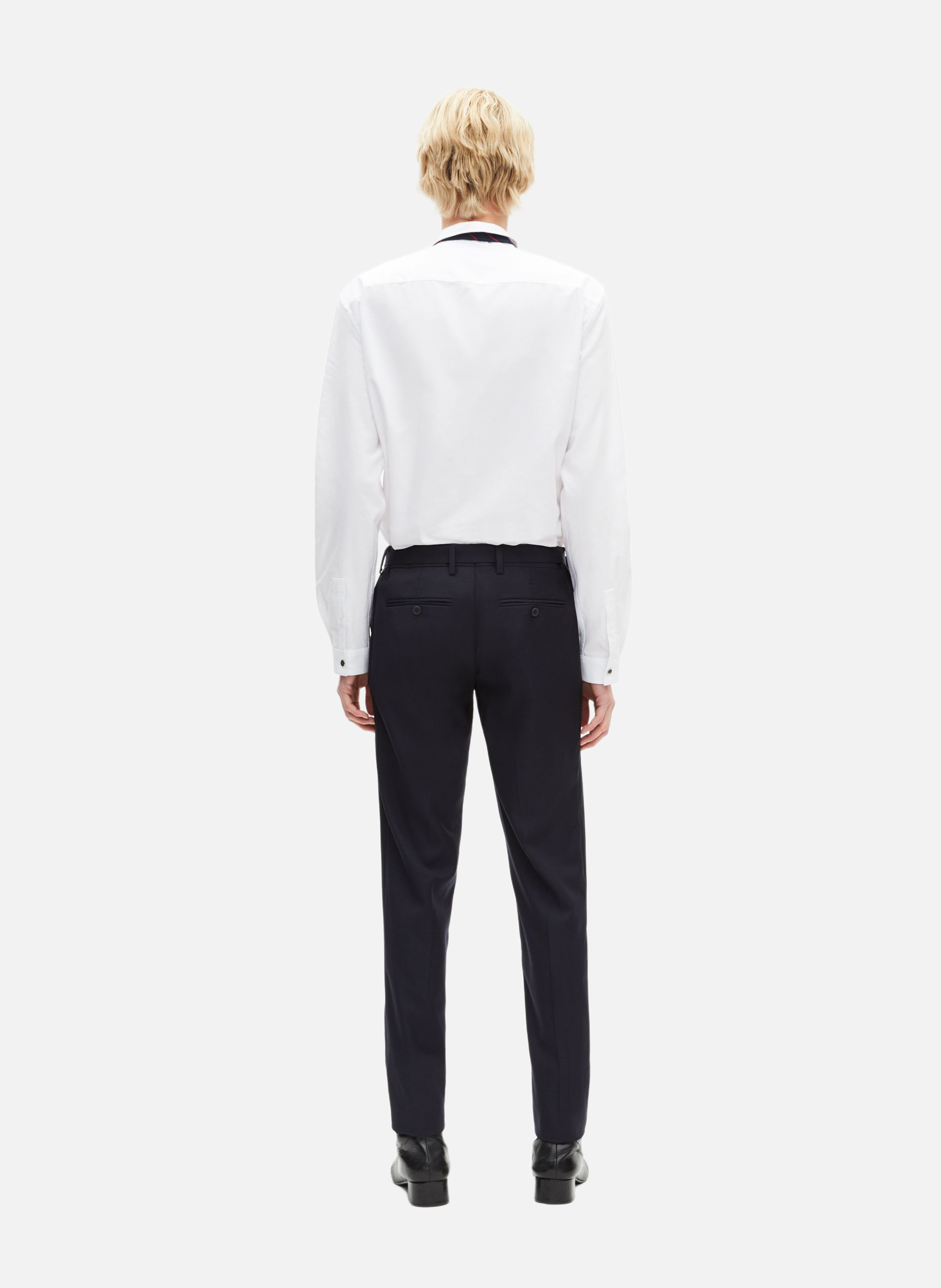 Pantalon de costume en laine THE KOOPLES Bleu