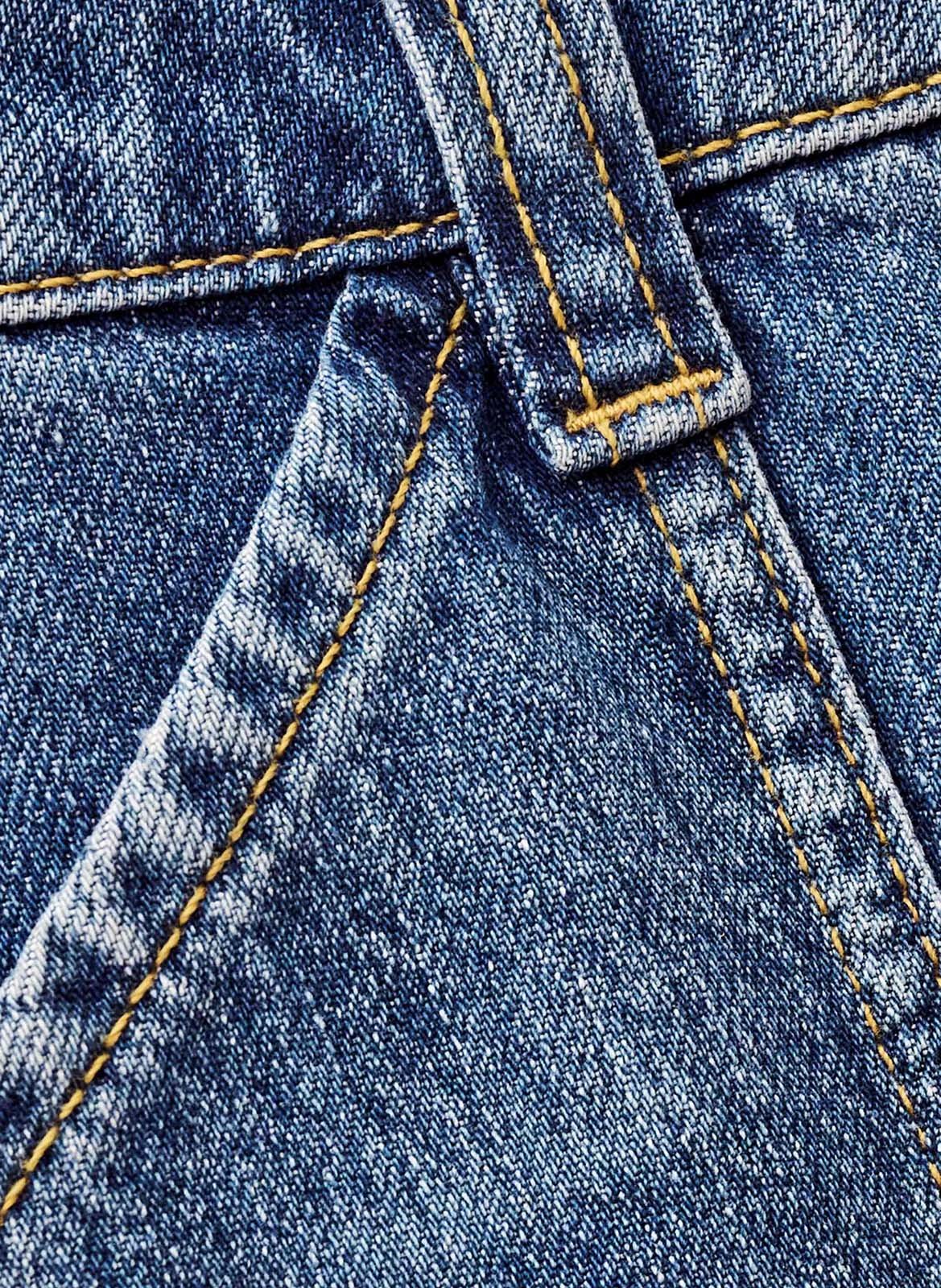 Jean droit en coton moyce BA&SH Bleu