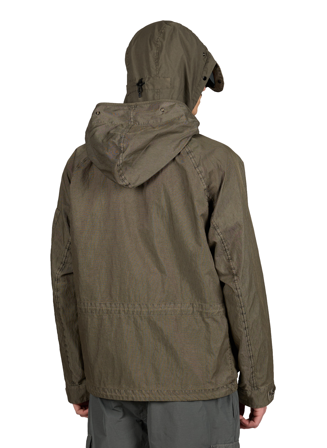 Hooded zipped jacket CP COMPANY Grey