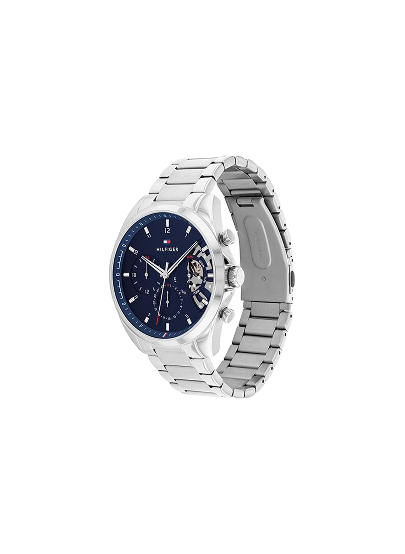 Montre quartz Baker en acier inoxydable TOMMY HILFIGER MONTRES Argent