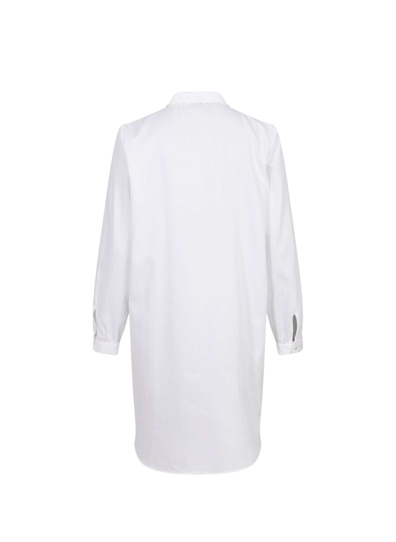 Chemise de nuit Essentiel en coton LAURENCE TAVERNIER Blanc
