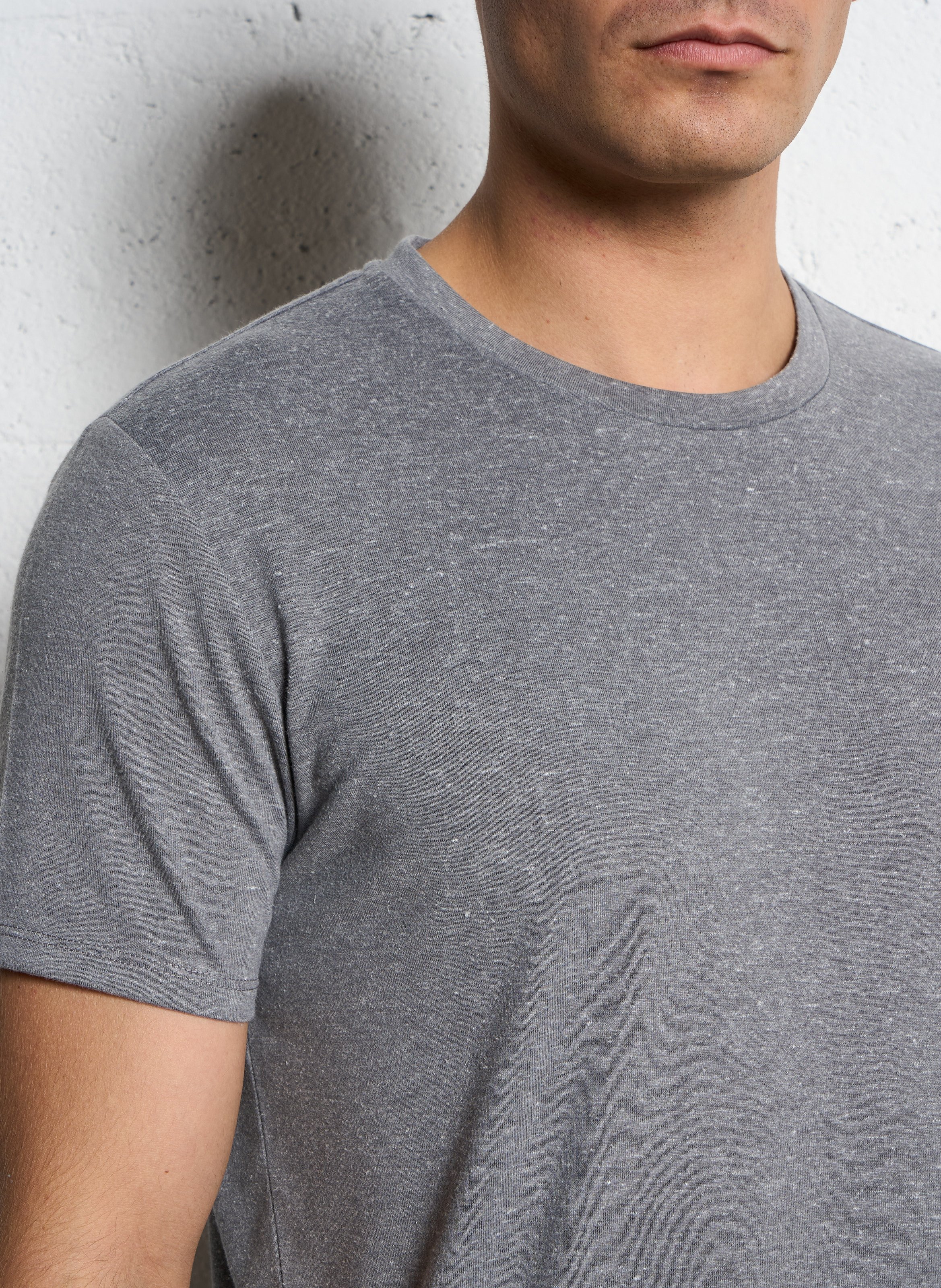 Tee-shirt droit col rond IKKS Gris