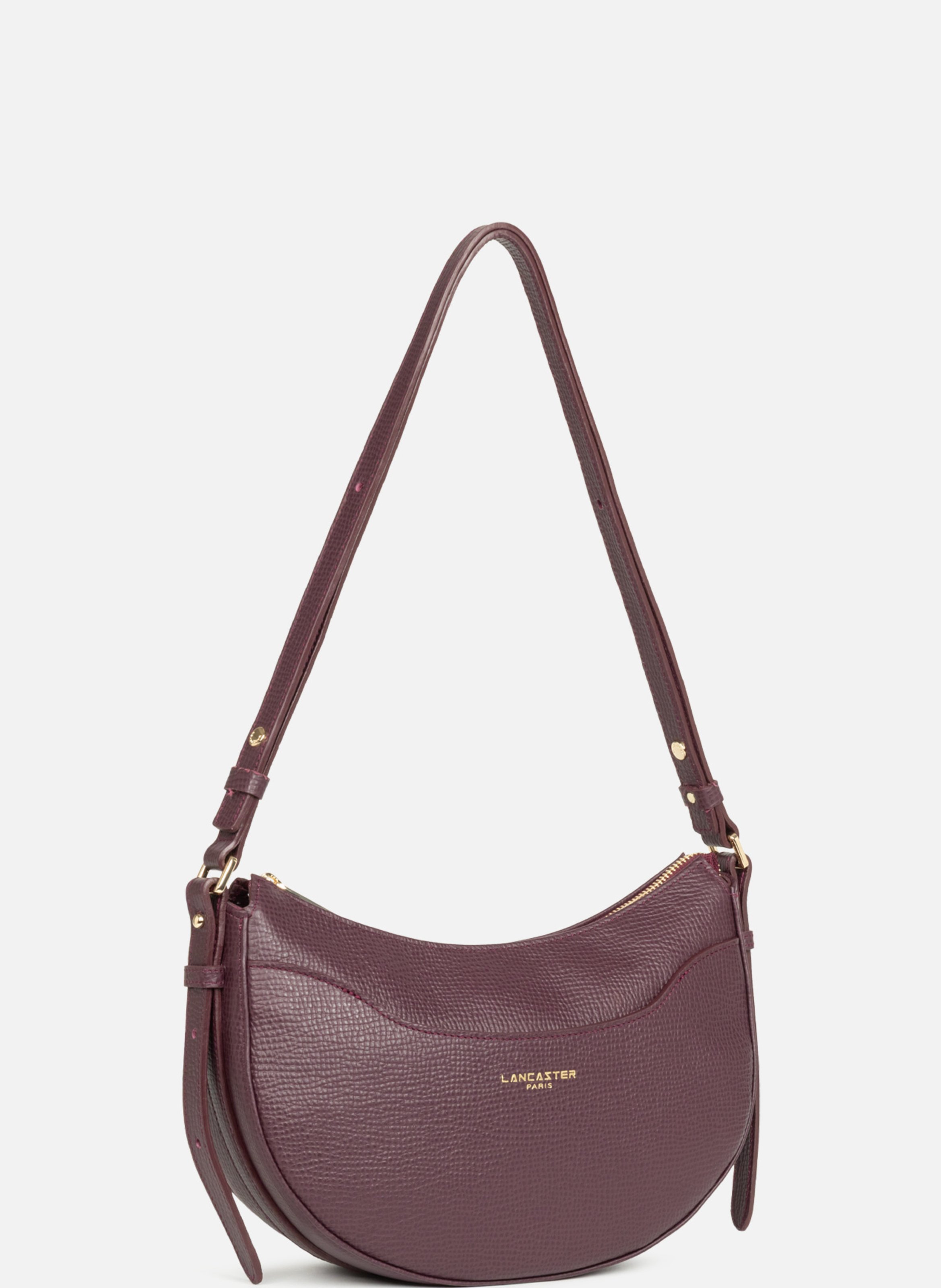 Sac demi lune - even LANCASTER Rouge