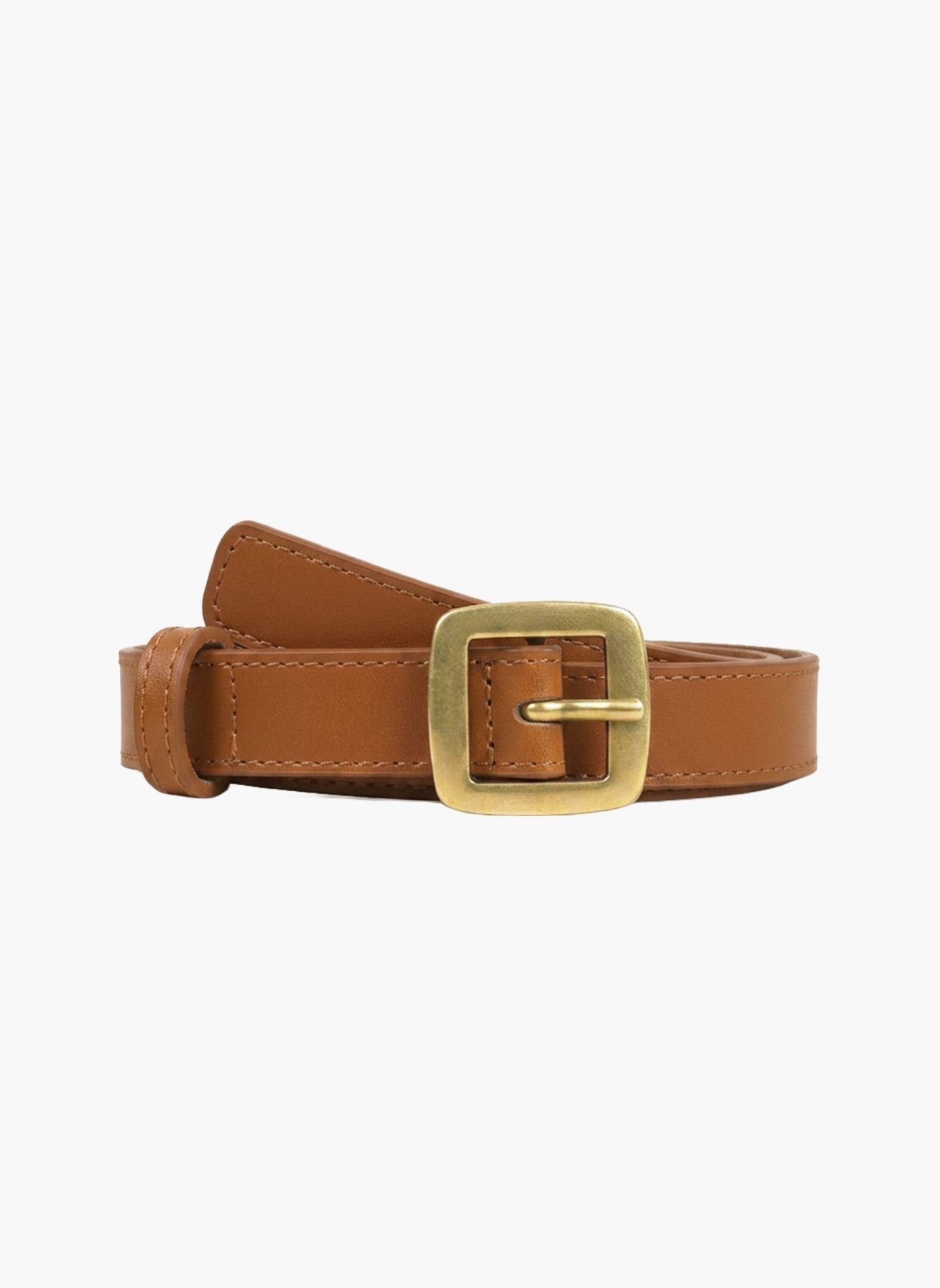 Ceinture alix cuir JULES & JENN Marron