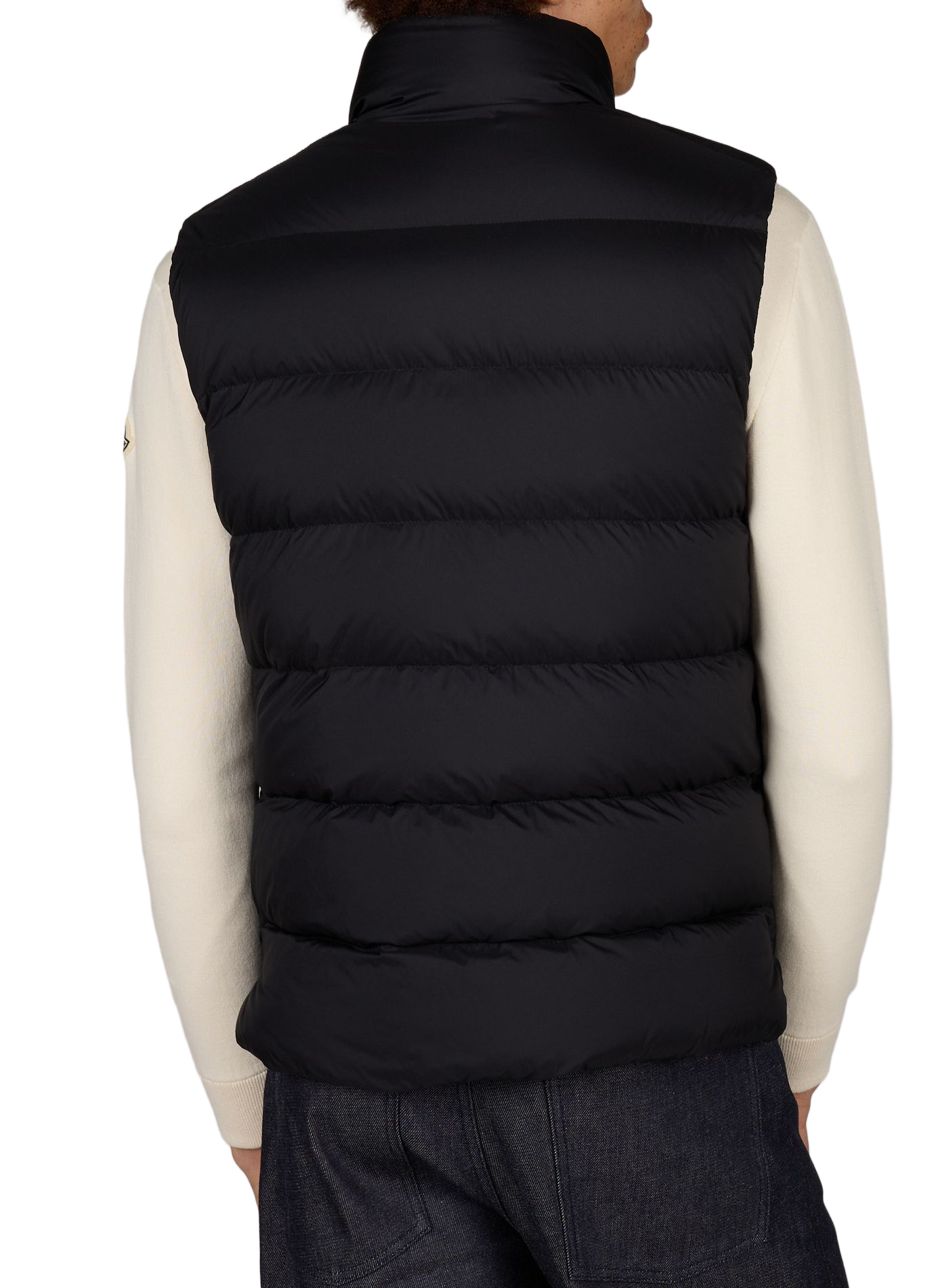 Gerade Daunenjacke Tibb mit Kapuze MONCLER Schwarz