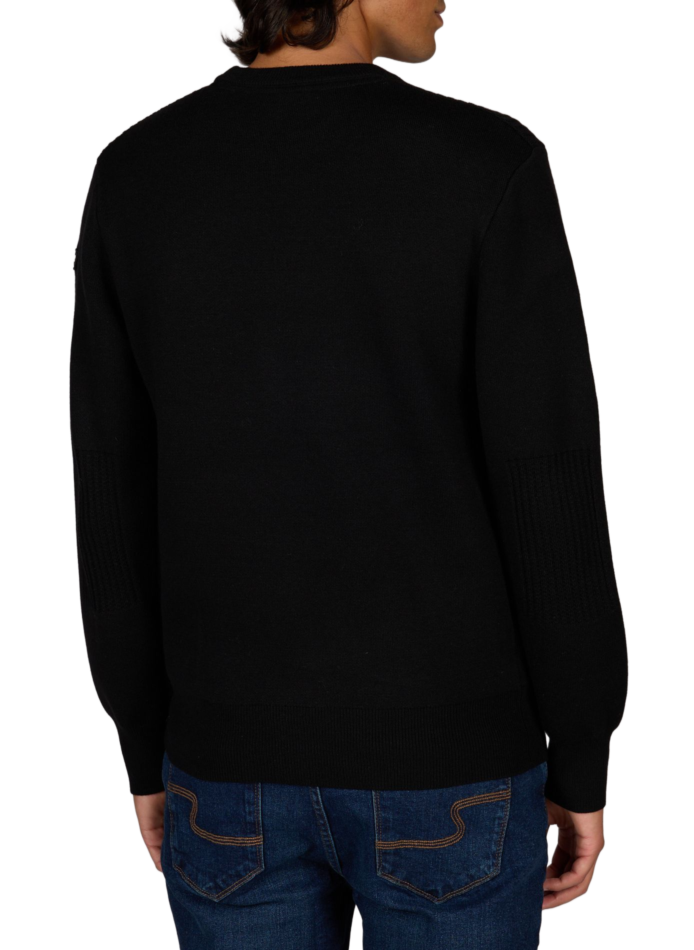 Pull en maille à logo SCHOTT Noir